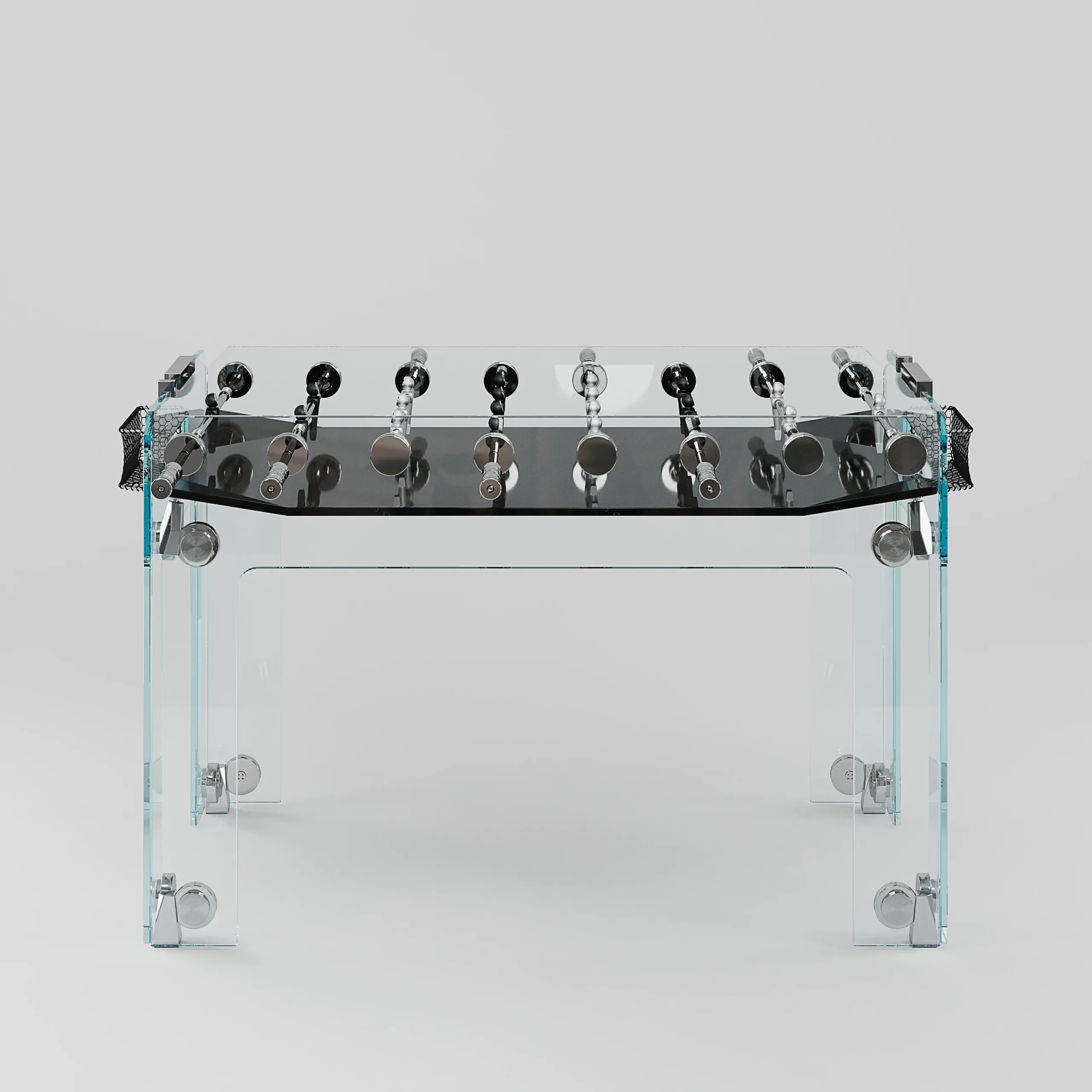 TECKELL® Calcio Balilla collection - Cristallino Black Foosball Table