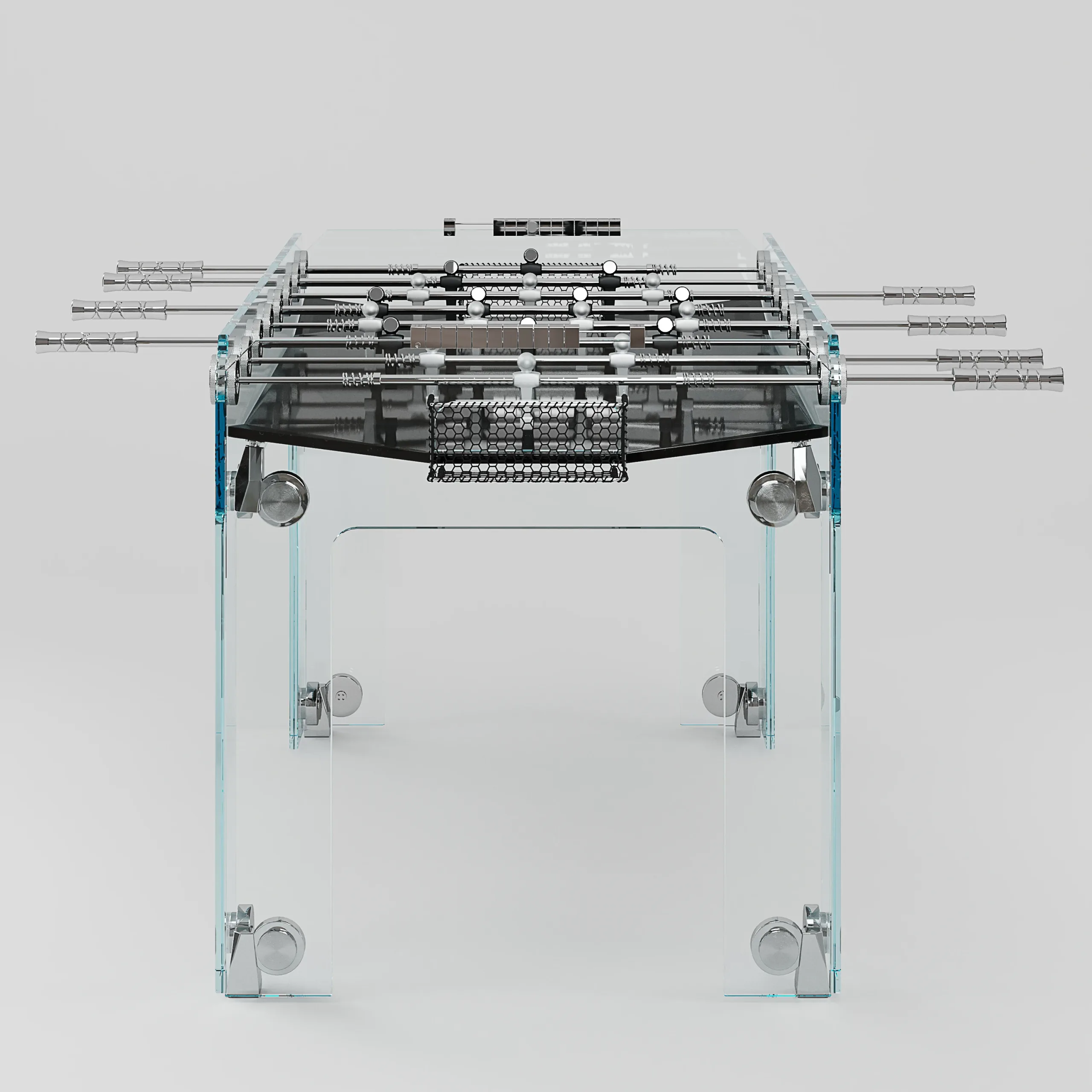 TECKELL® Calcio Balilla collection - Cristallino Black Foosball Table