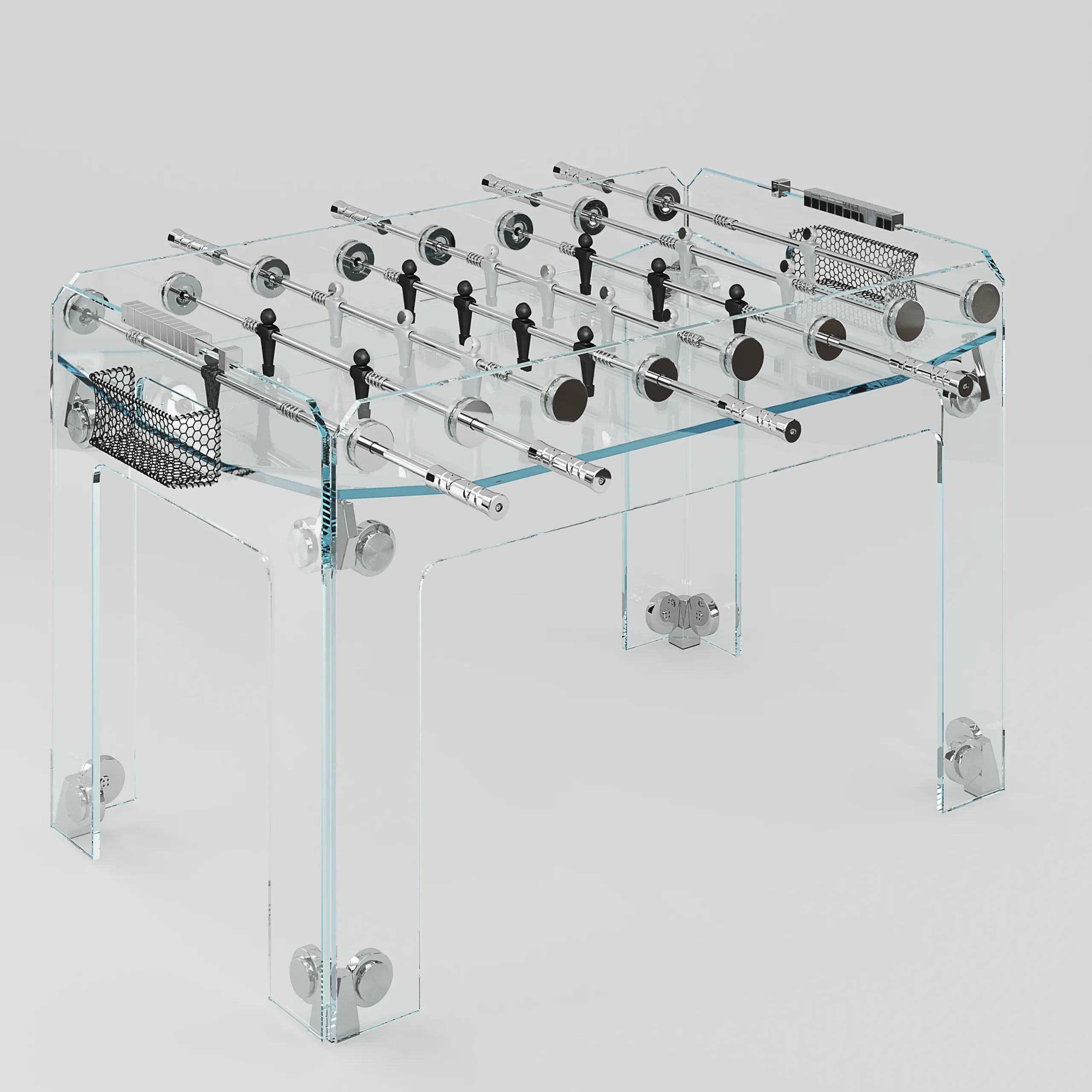 TECKELL® Calcio Balilla collection - Cristallino Classic Foosball Table