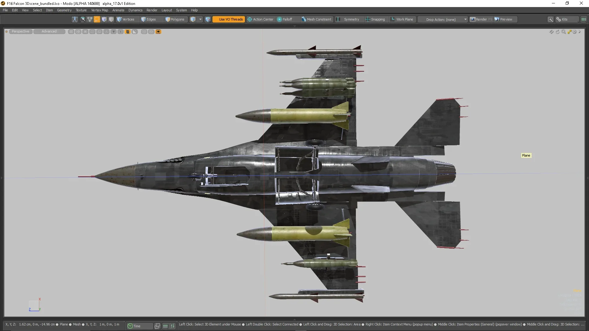 Plasticity 3D tutorial F16 falcon fighter full tutorial, take this!! You've never seen this on Plasticity 3d, you won't regret it!!!