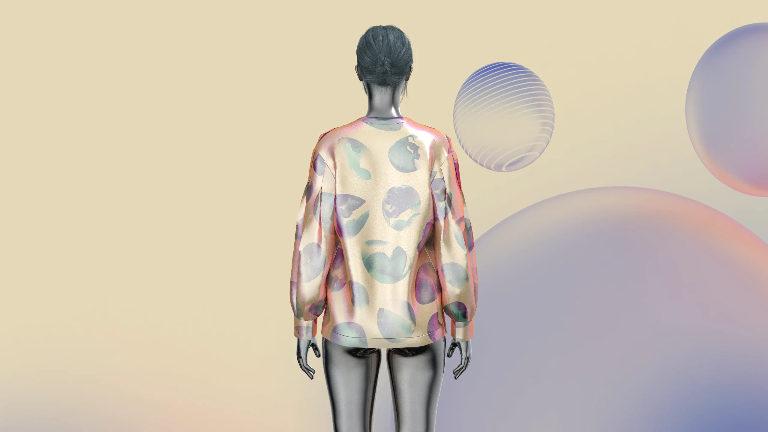 Mirror Shirt | Marvelous / Clo3d / obj / fbx