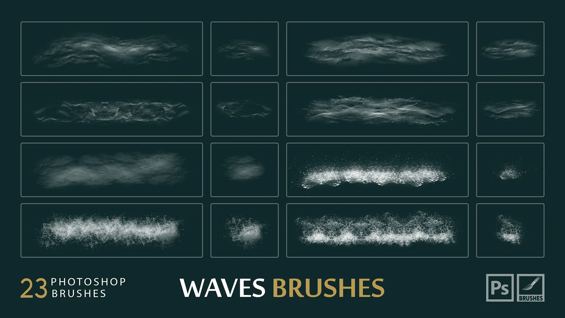 Ocean Waves Brushes Bundle