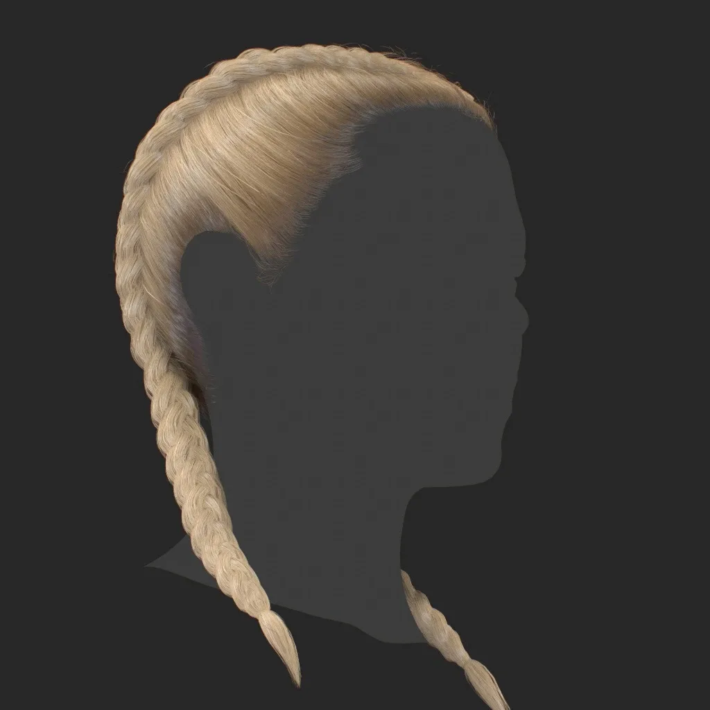 Hair - Double Braid - Gen2