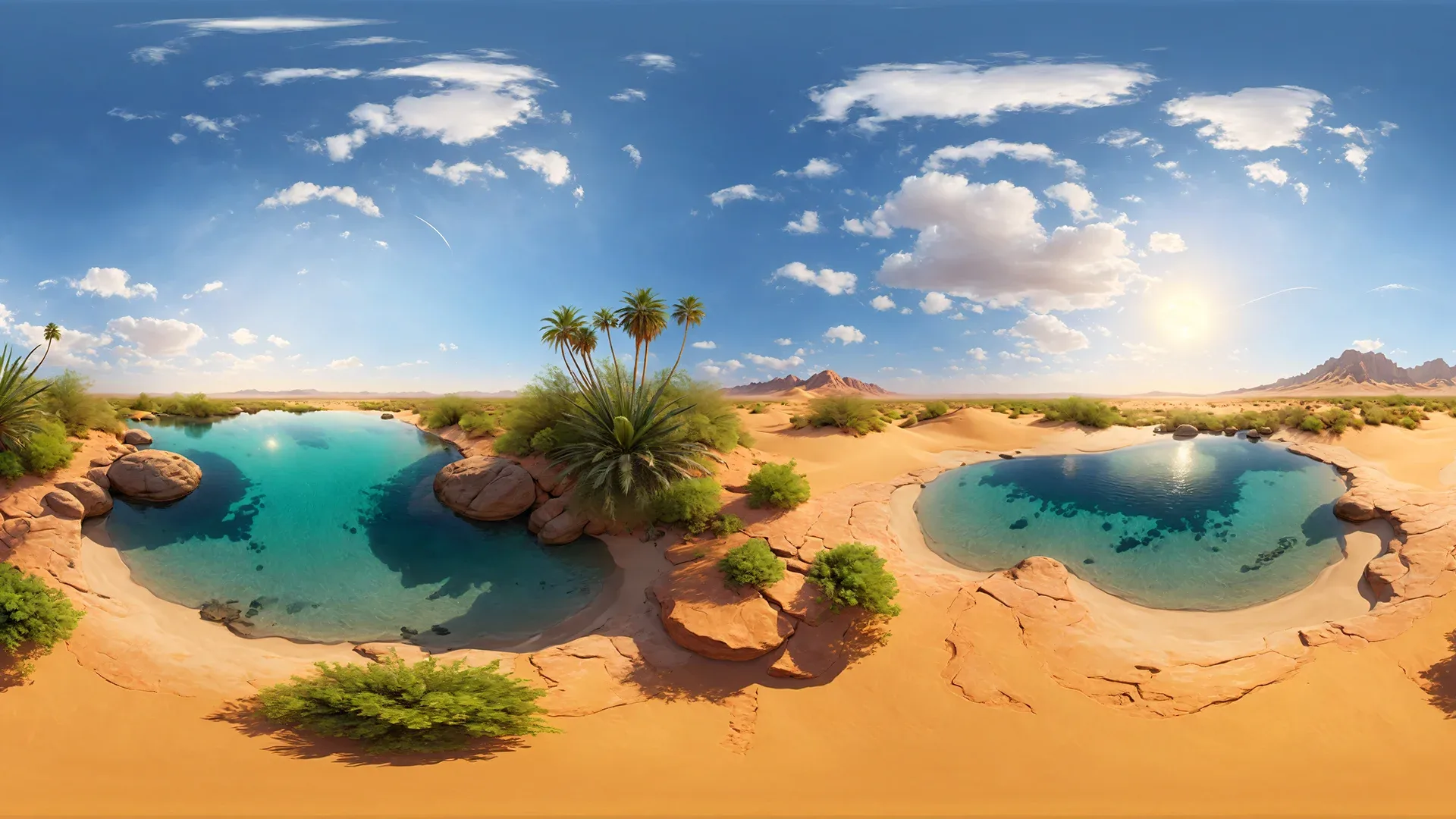 55 HDRI Desert Panoramas - 360 Spherical Maps