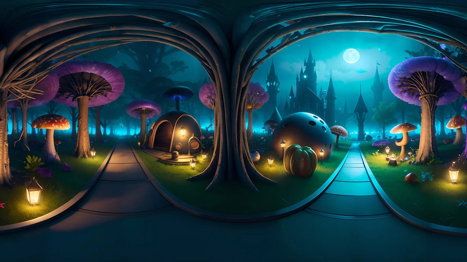 43 HDRI Fairytale Cartoon Panoramas - 360 Spherical Maps