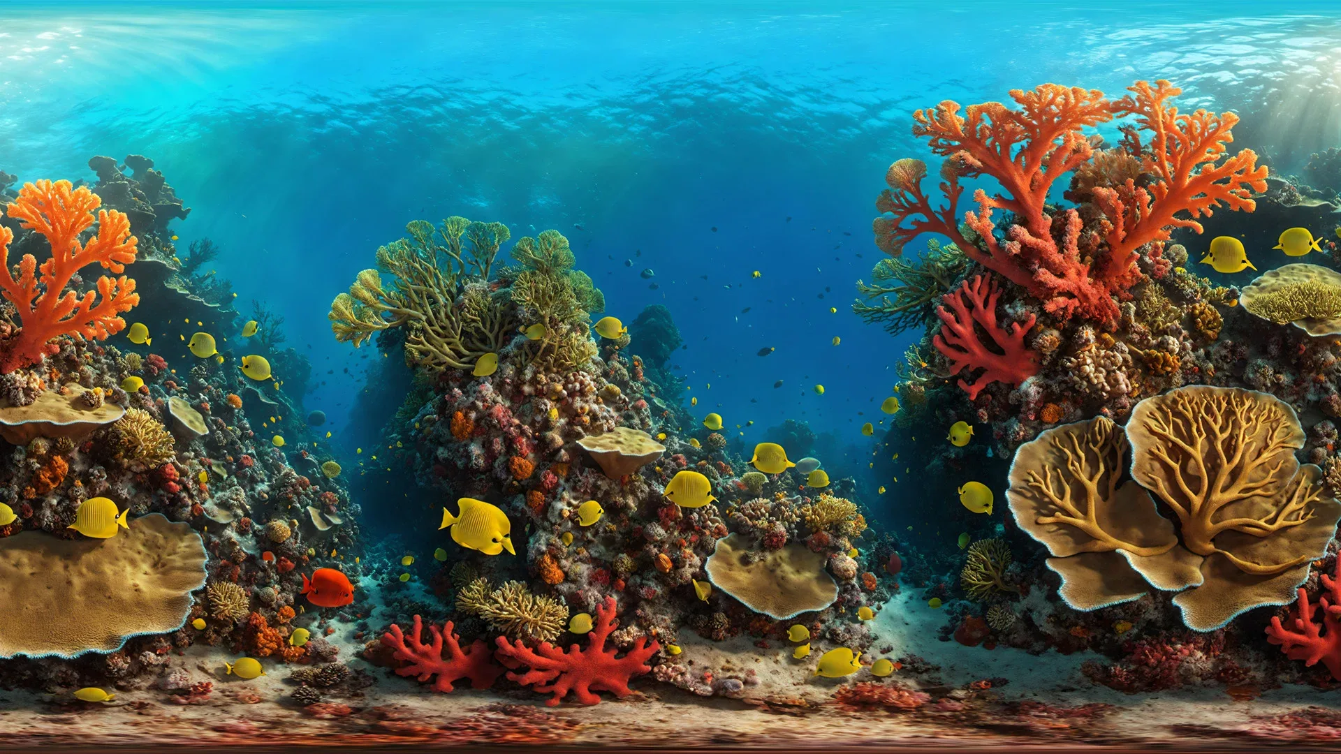 54 HDRI Coral Reef Panoramas - 360 Spherical Maps