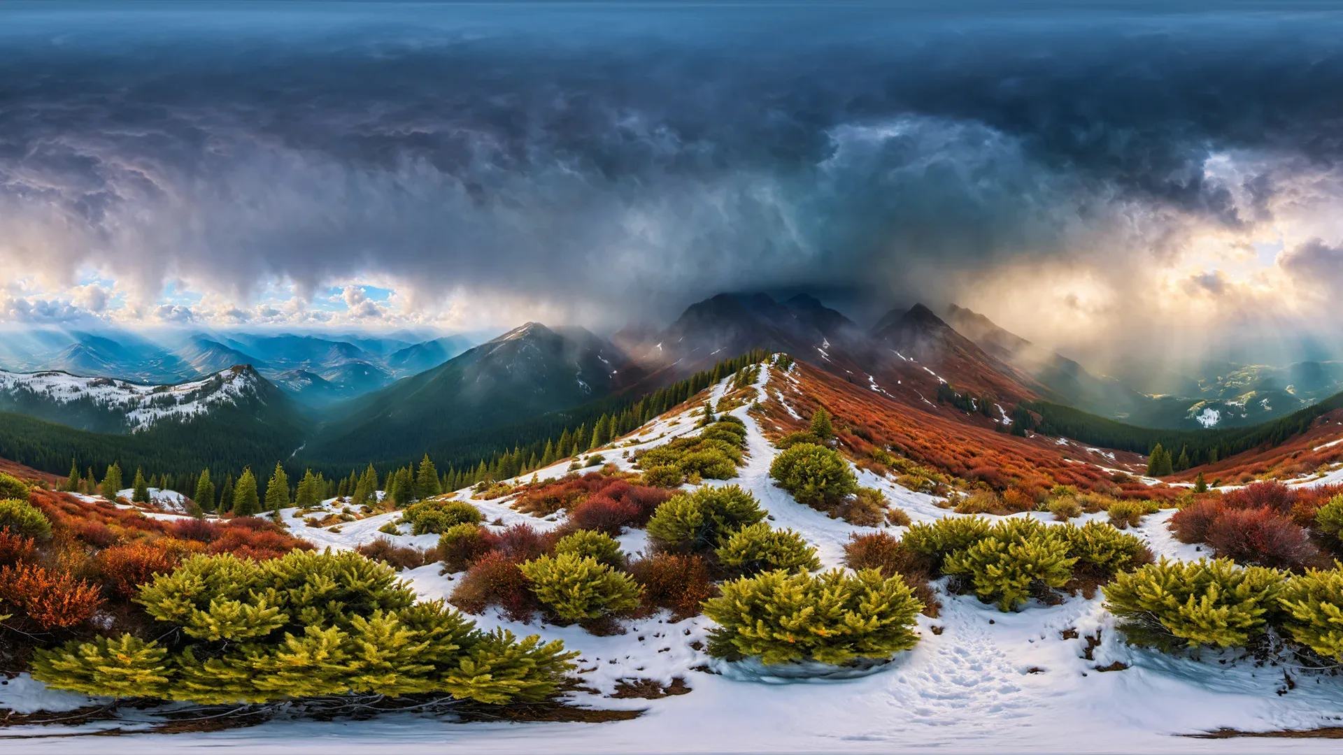 50 HDRI Winter Nature Panoramas