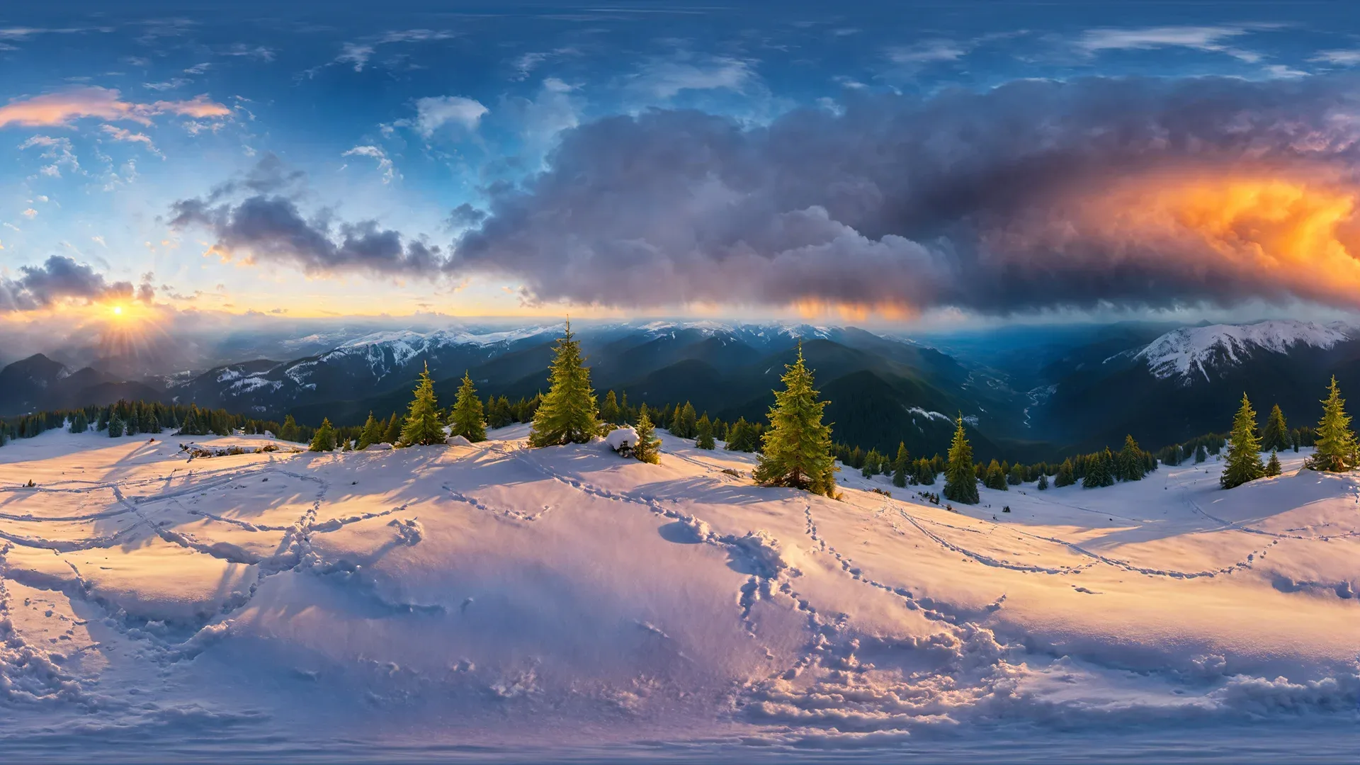 50 HDRI Winter Nature Panoramas