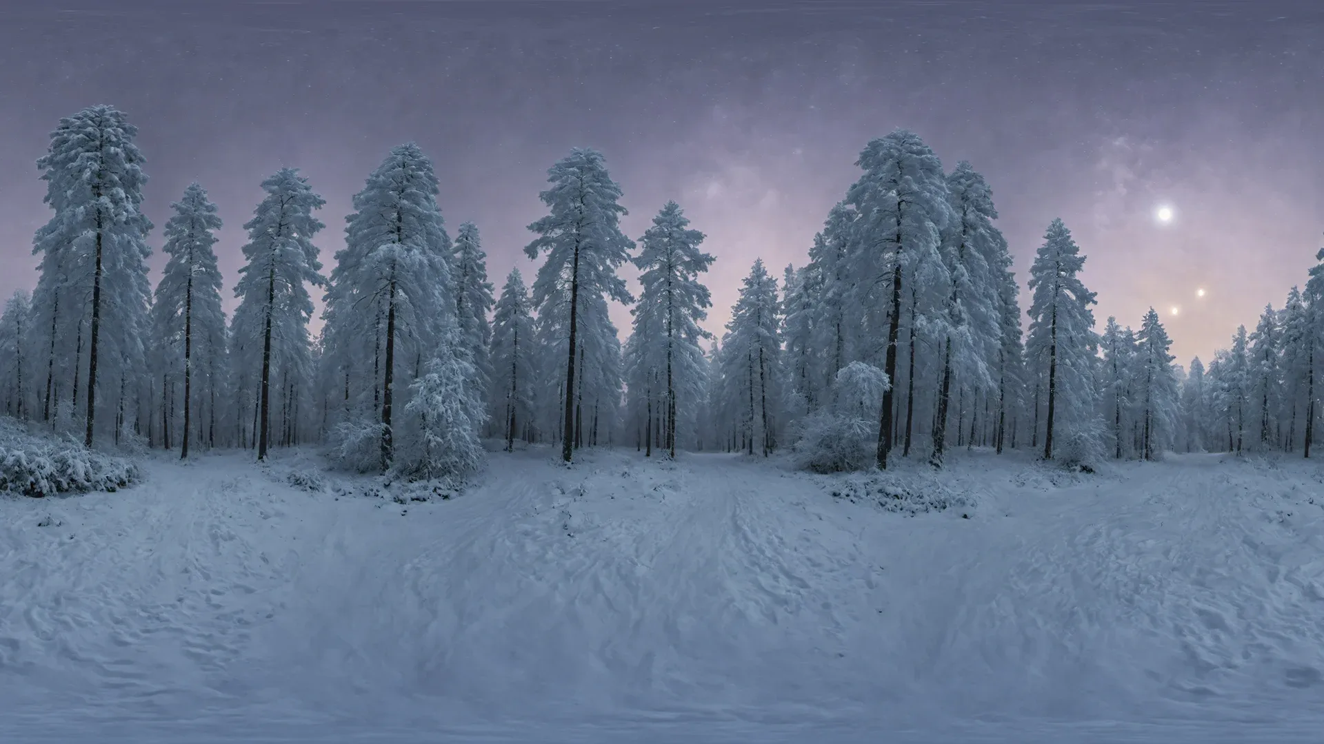 50 HDRI Winter Nature Panoramas