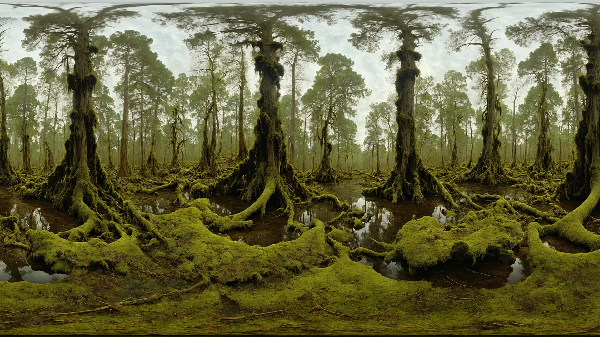 50 HDRI Wetlands and Swamps Panoramas - 360 Spherical Maps