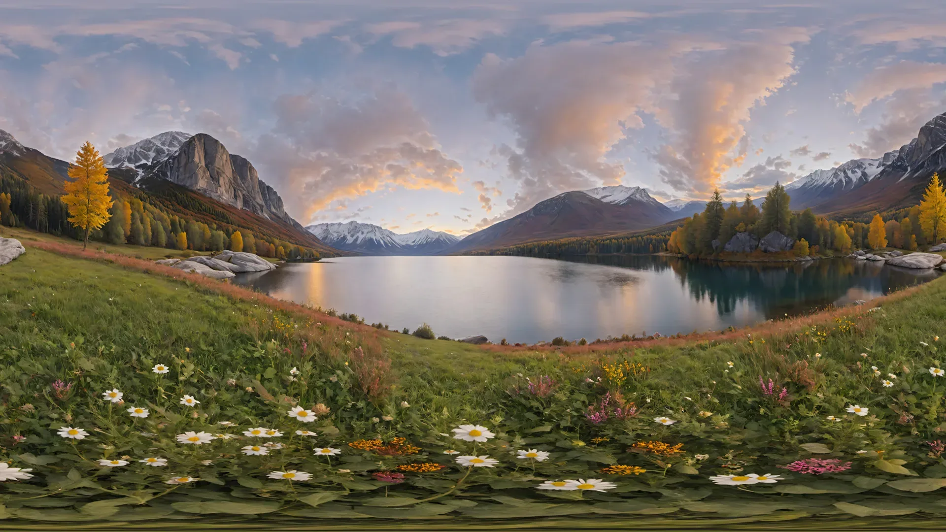 37 Meadow Landscape Panoramas - 360 Spherical Maps