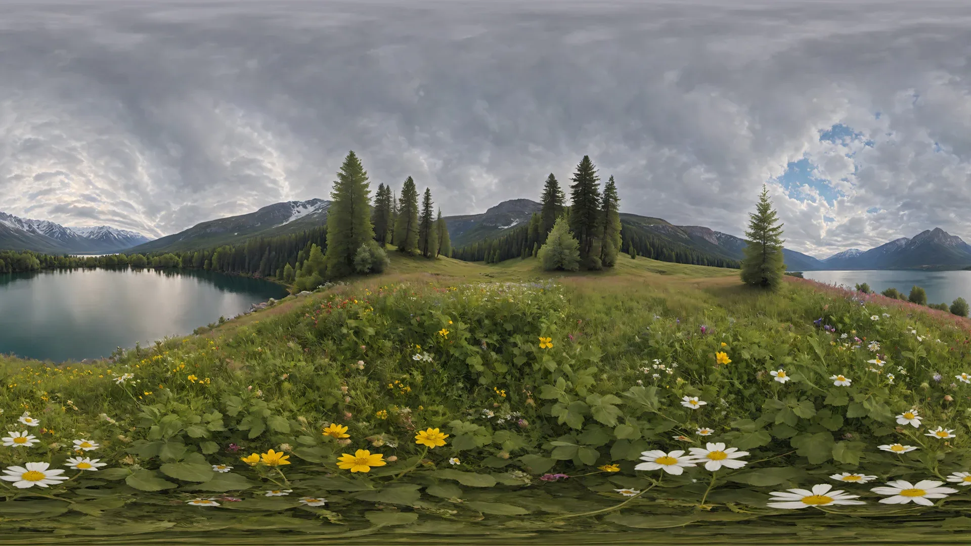 37 Meadow Landscape Panoramas - 360 Spherical Maps