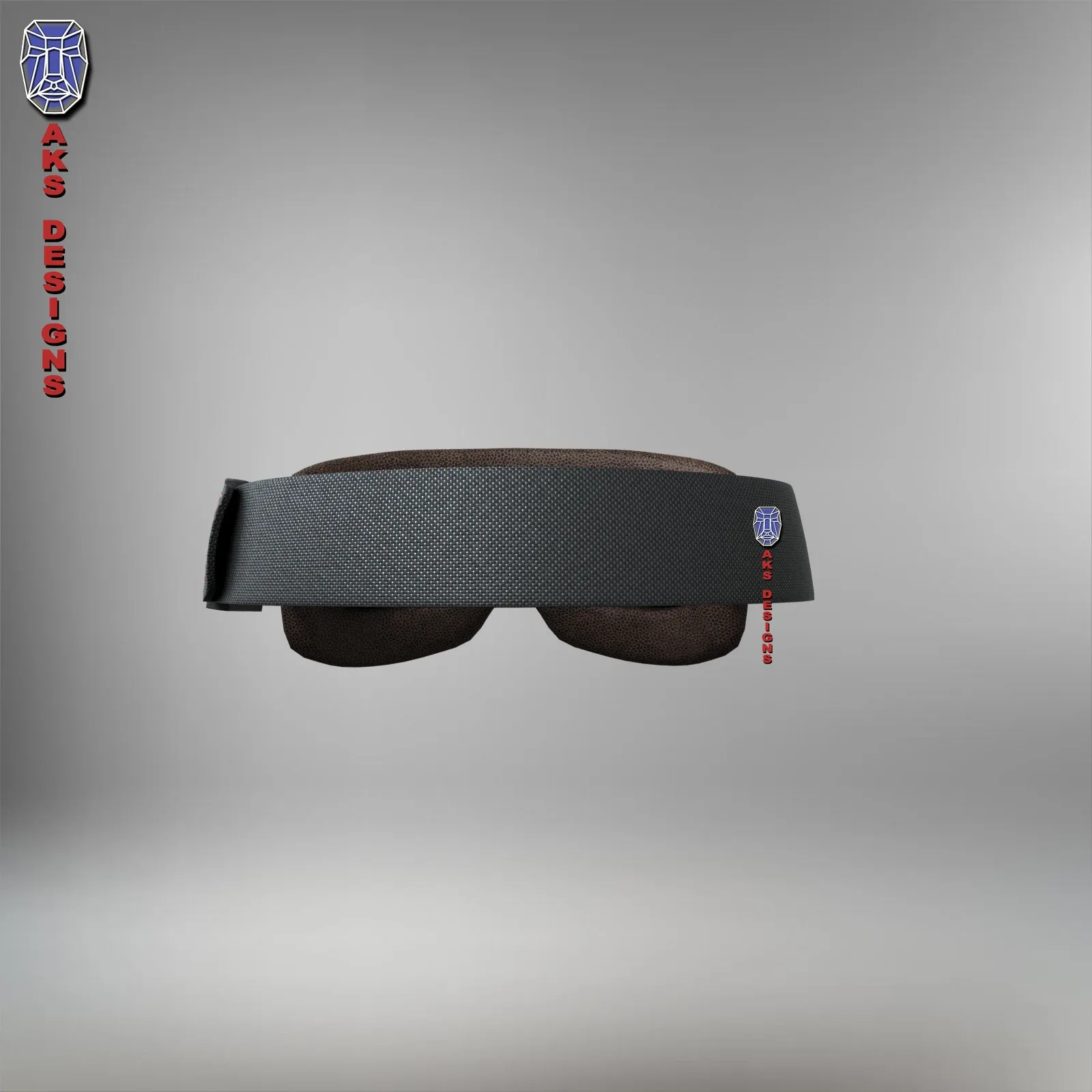 Cartoon vintage riding goggles prop v3