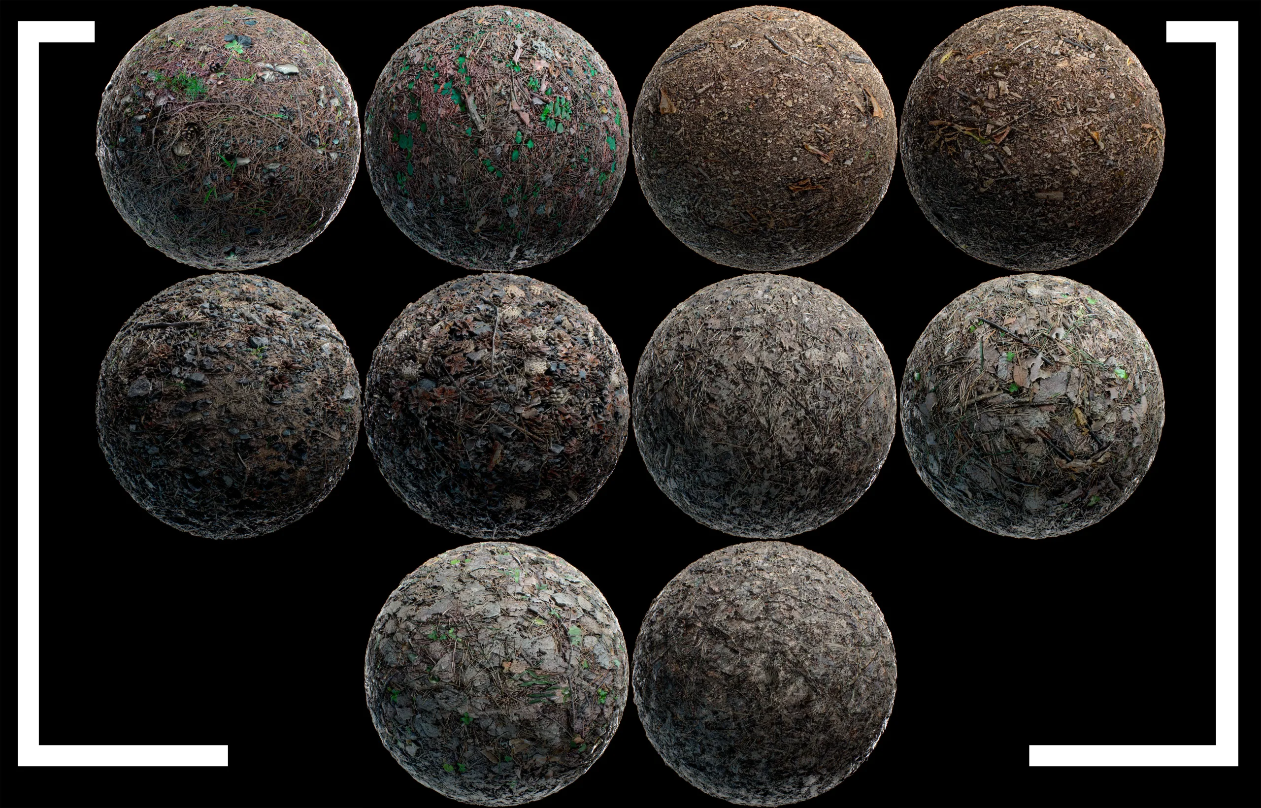 Environment PBR Materials Mega set vol 01