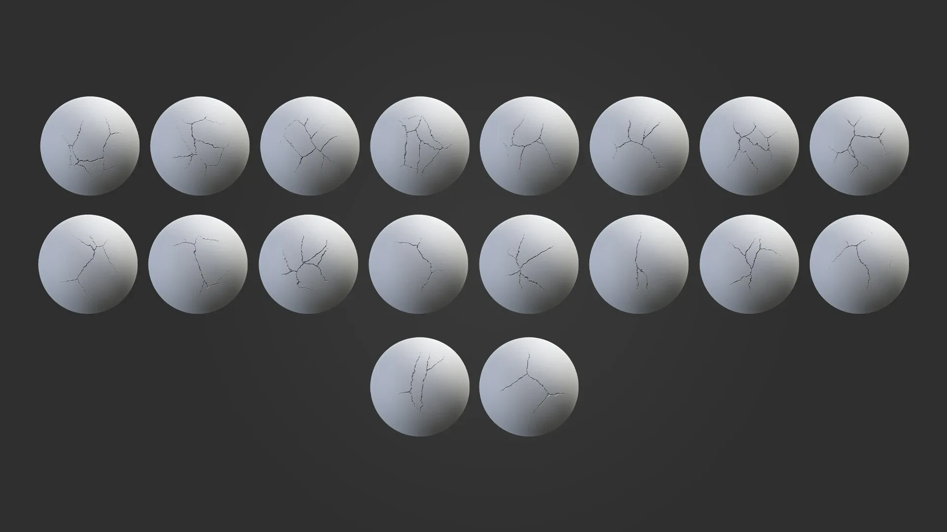 200 Surface Detail & Cracks (Zbrush Brush/Alpha)