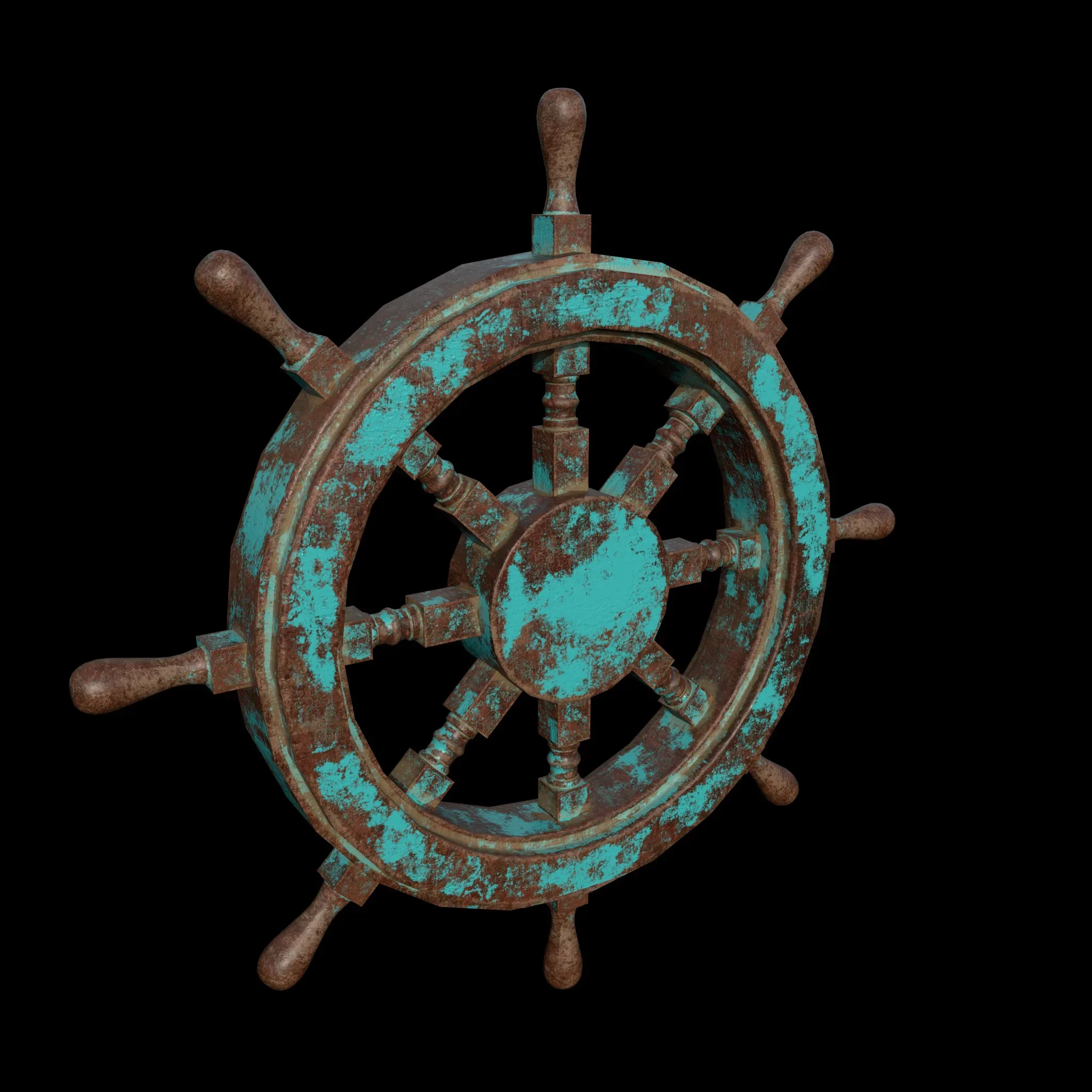 SHIP WOODEN WHEEL TEXTURING TUTORIAL