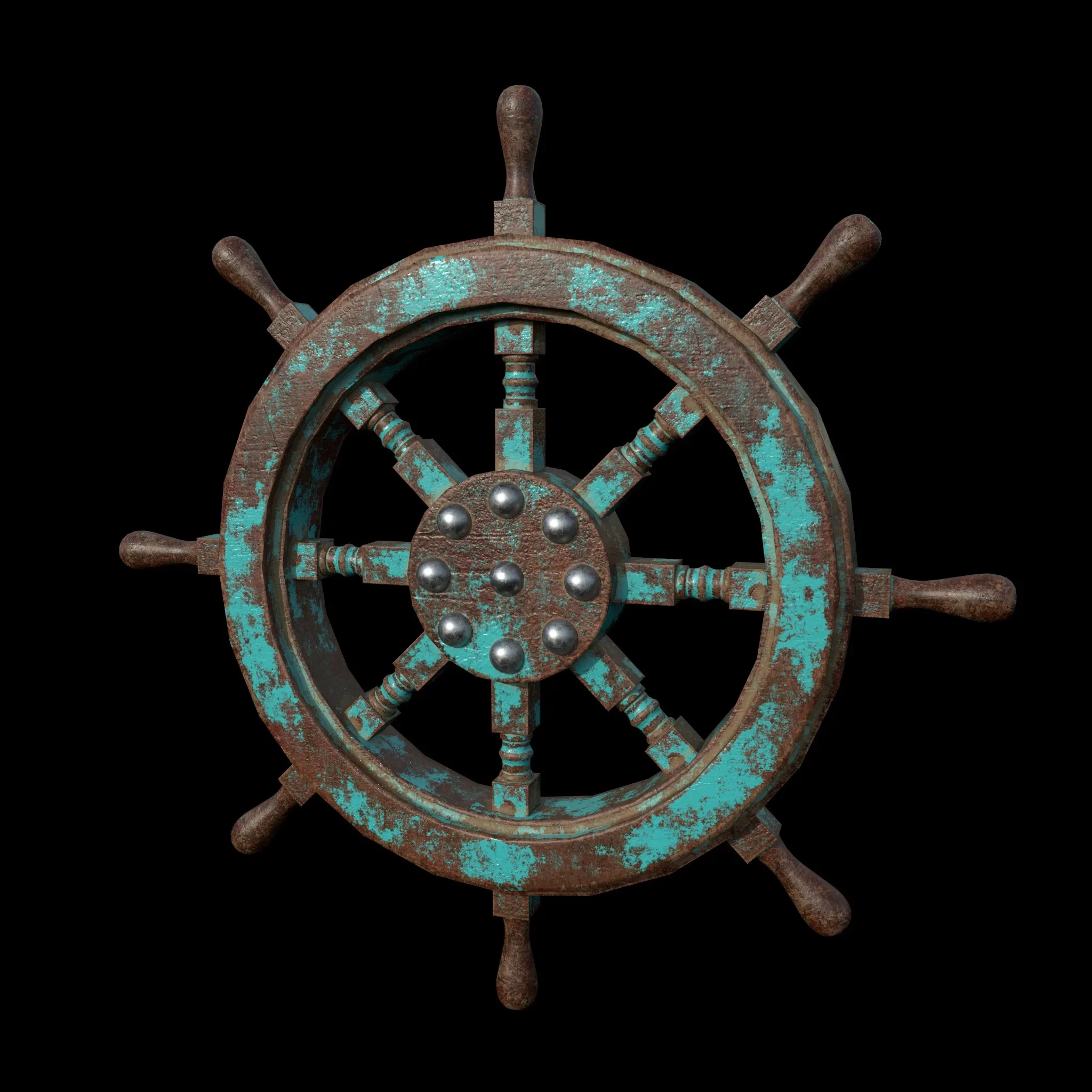 SHIP WOODEN WHEEL TEXTURING TUTORIAL