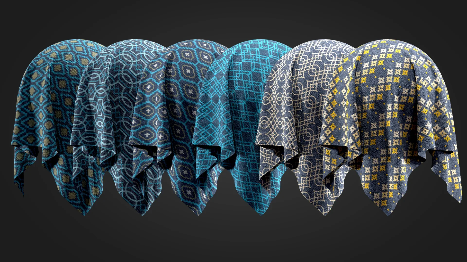 35 Fabric PBR Material (SBSAR) + SBS File