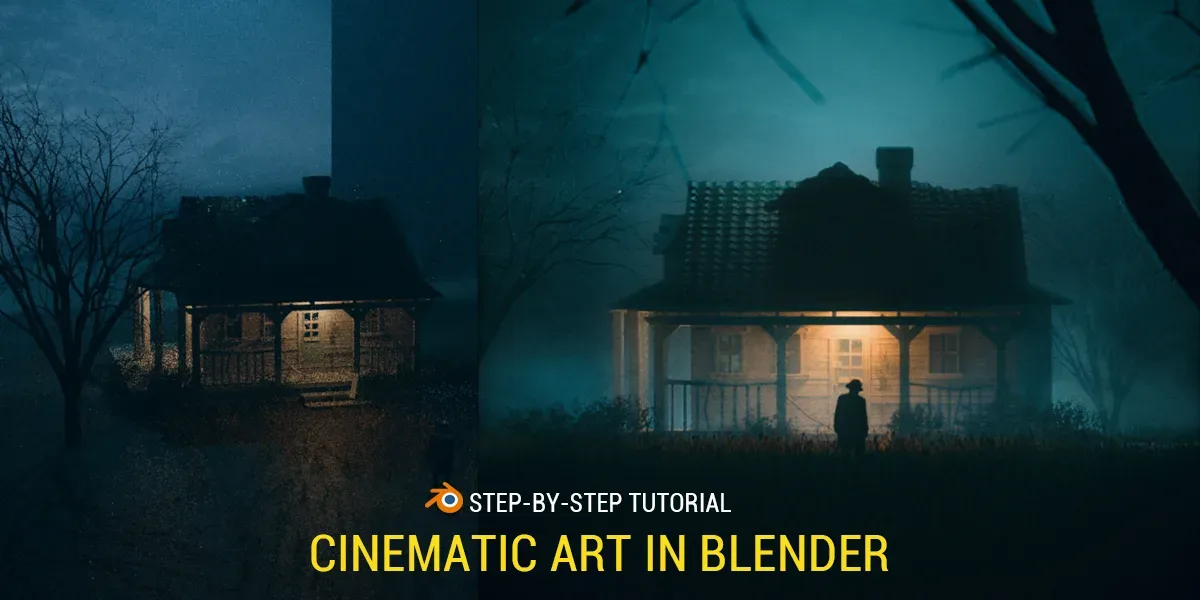 Blender 4.0 Beginner Workflow For Cinematic Art - Step-By-Step Tutorial