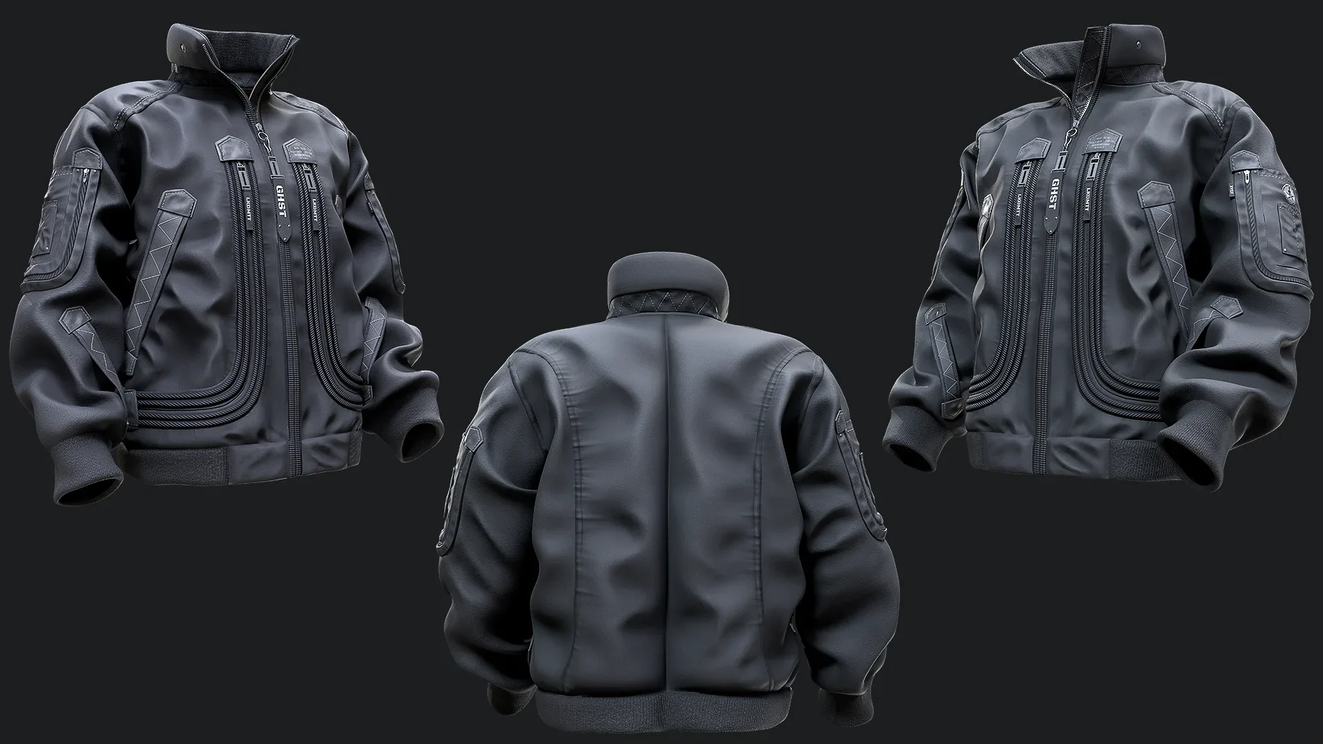 Modern Jacket - Tutorial (Full Pipeline) + 3D Model