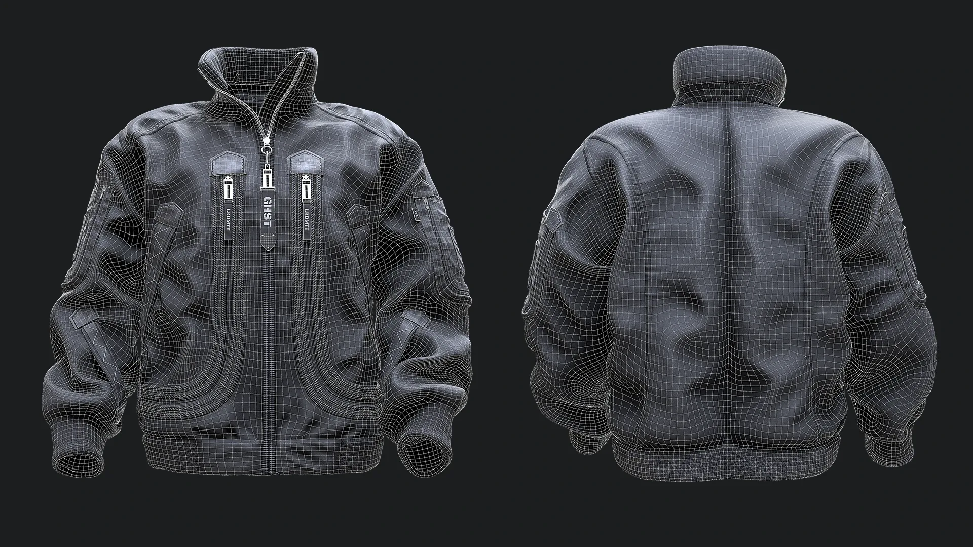 Modern Jacket - Tutorial (Full Pipeline) + 3D Model