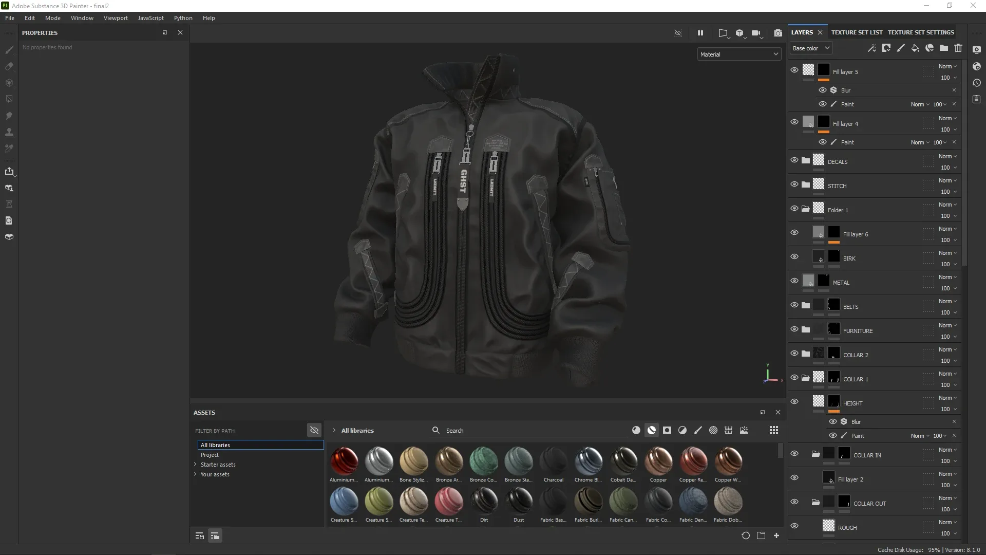 Modern Jacket - Tutorial (Full Pipeline) + 3D Model