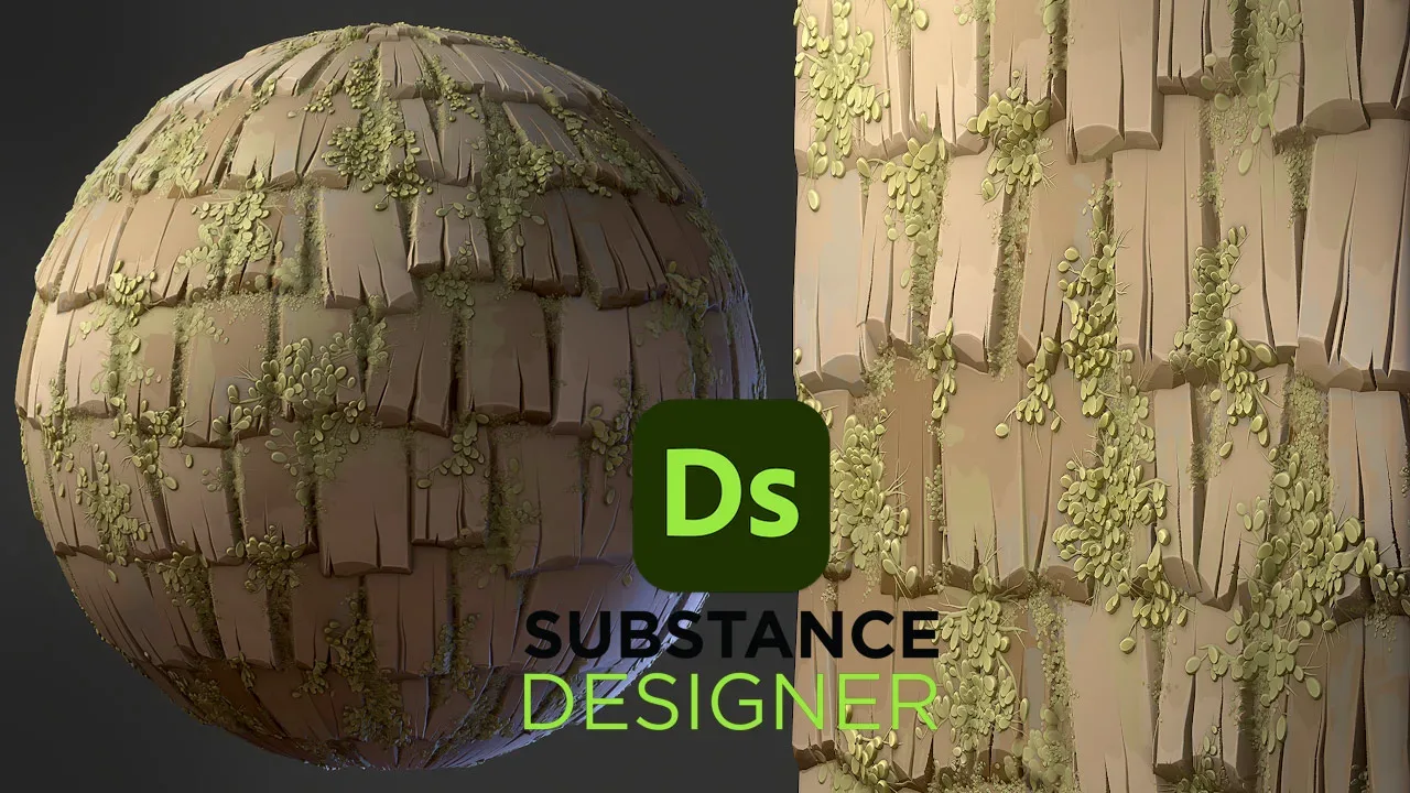 Stylized Roof Shingles - Substance 3D Designer + Sbsar File