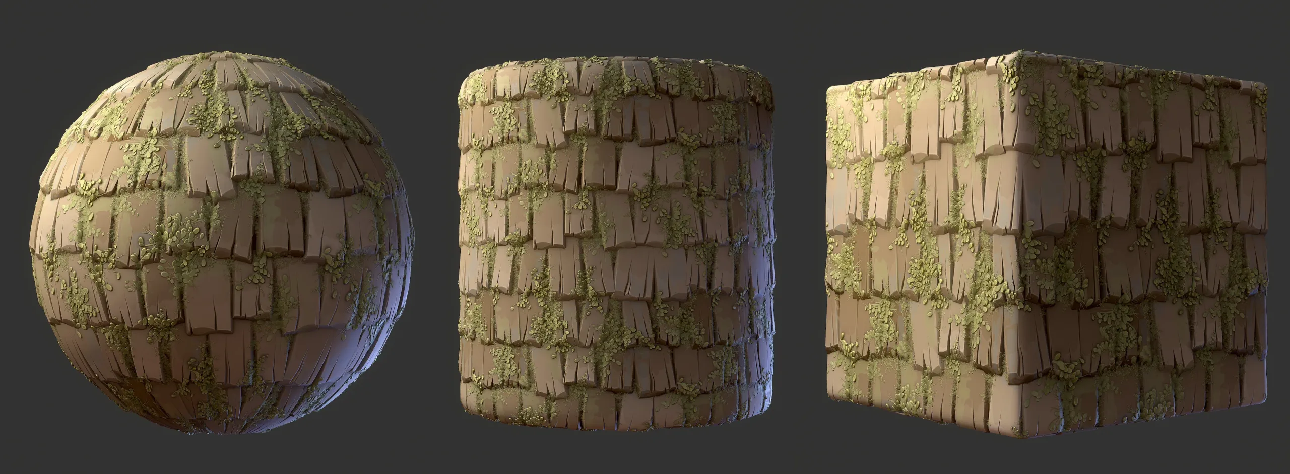 Stylized Roof Shingles - Substance 3D Designer + Sbsar File