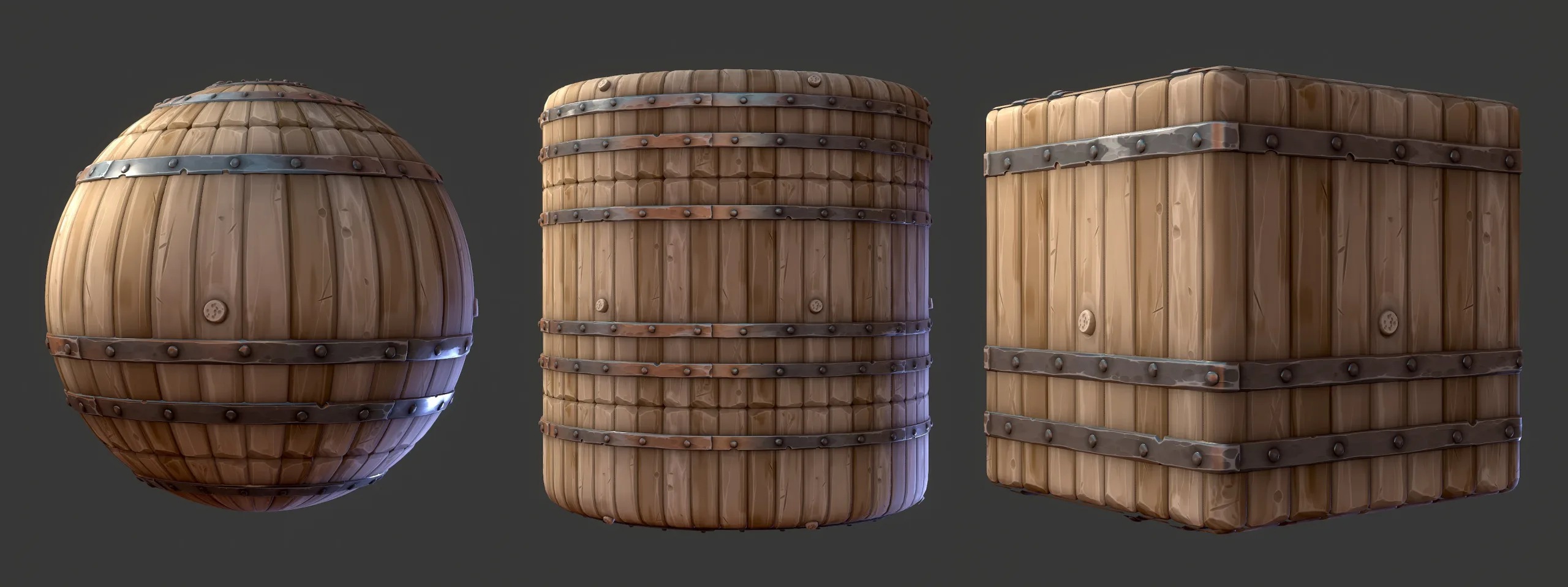 Stylized Wood Planks - Substance 3D Designer + Sbsar File