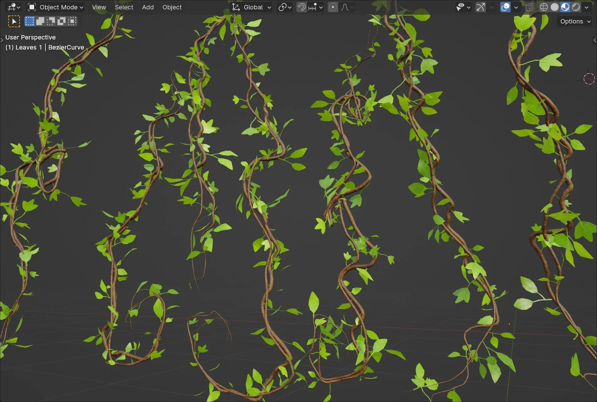 Ivy and Vines - Geometry Nodes (Blender)