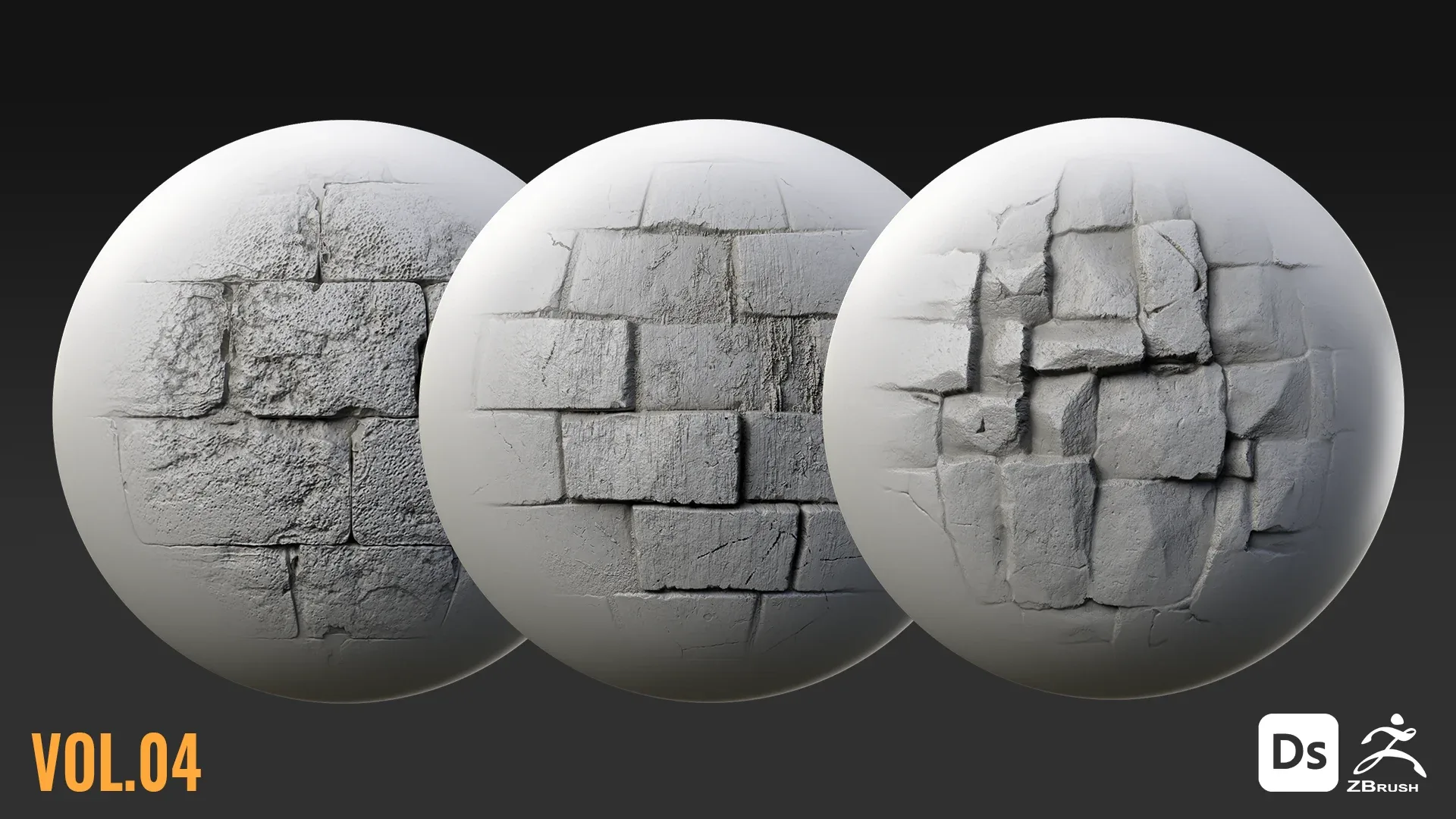 120 WALL BRUSHES + 4K SEAMLESS ALPHAS - VOL 04