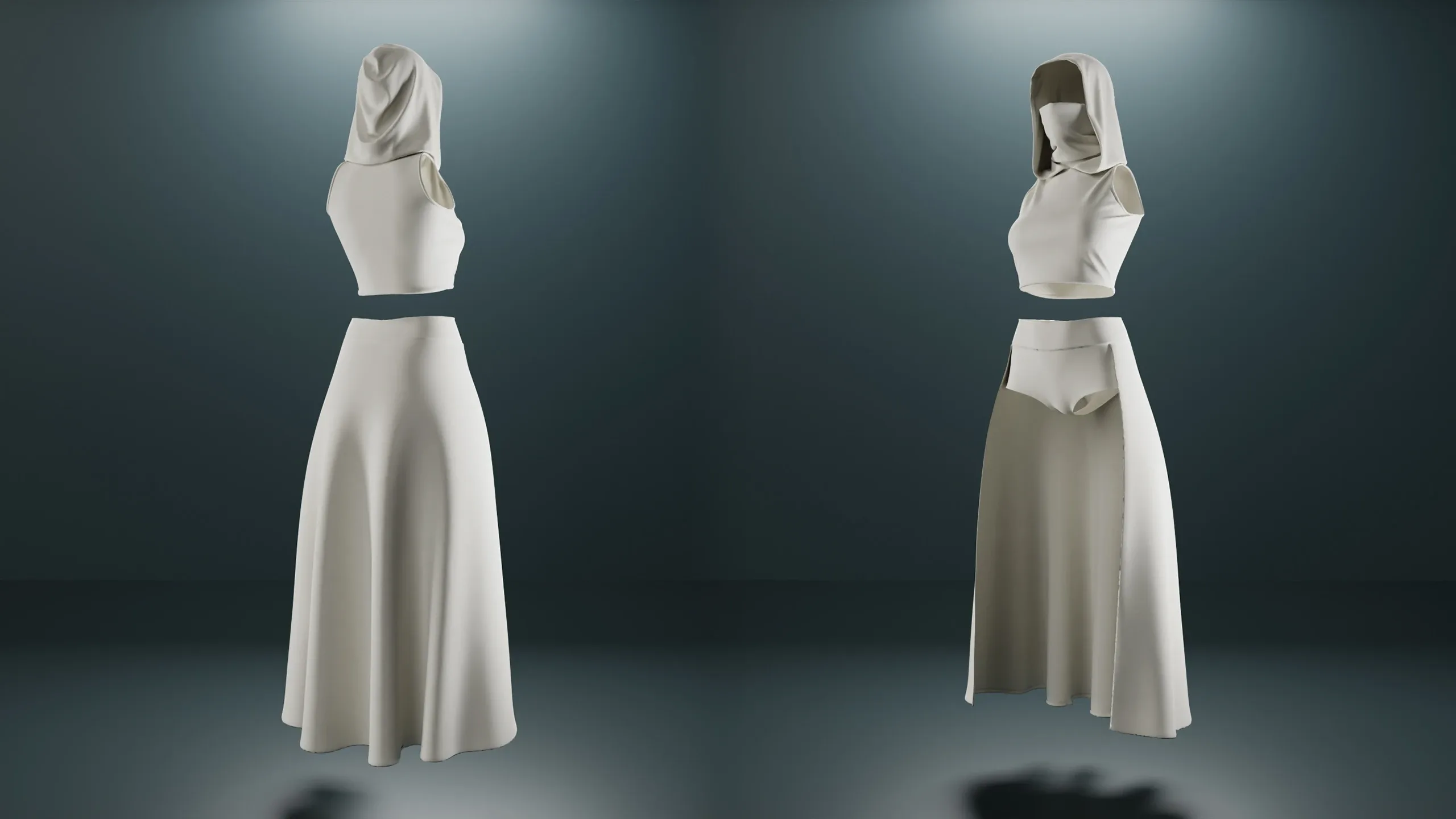 Women Cloaks / marvelous designer, clo