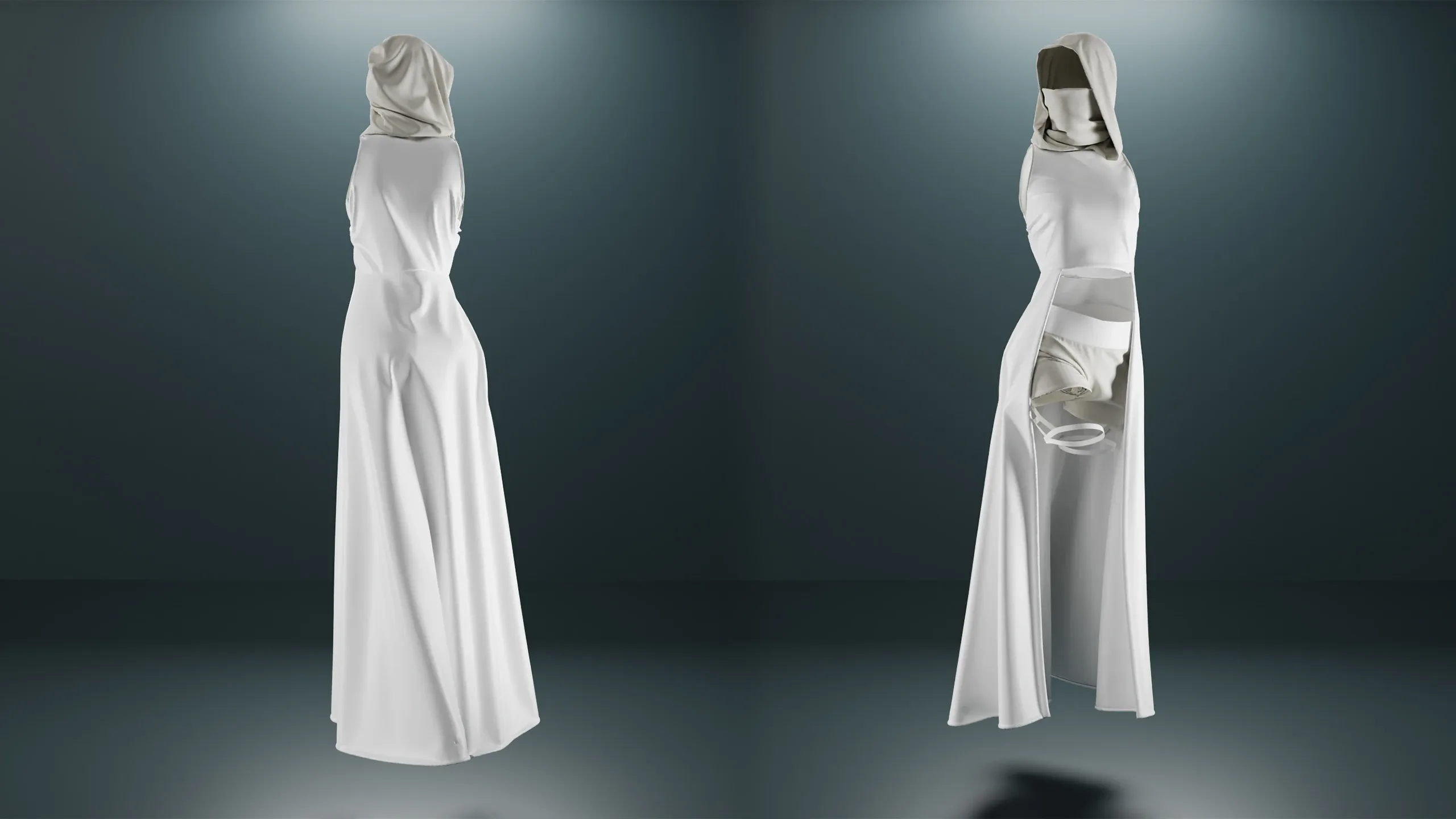 Women Cloaks / marvelous designer, clo