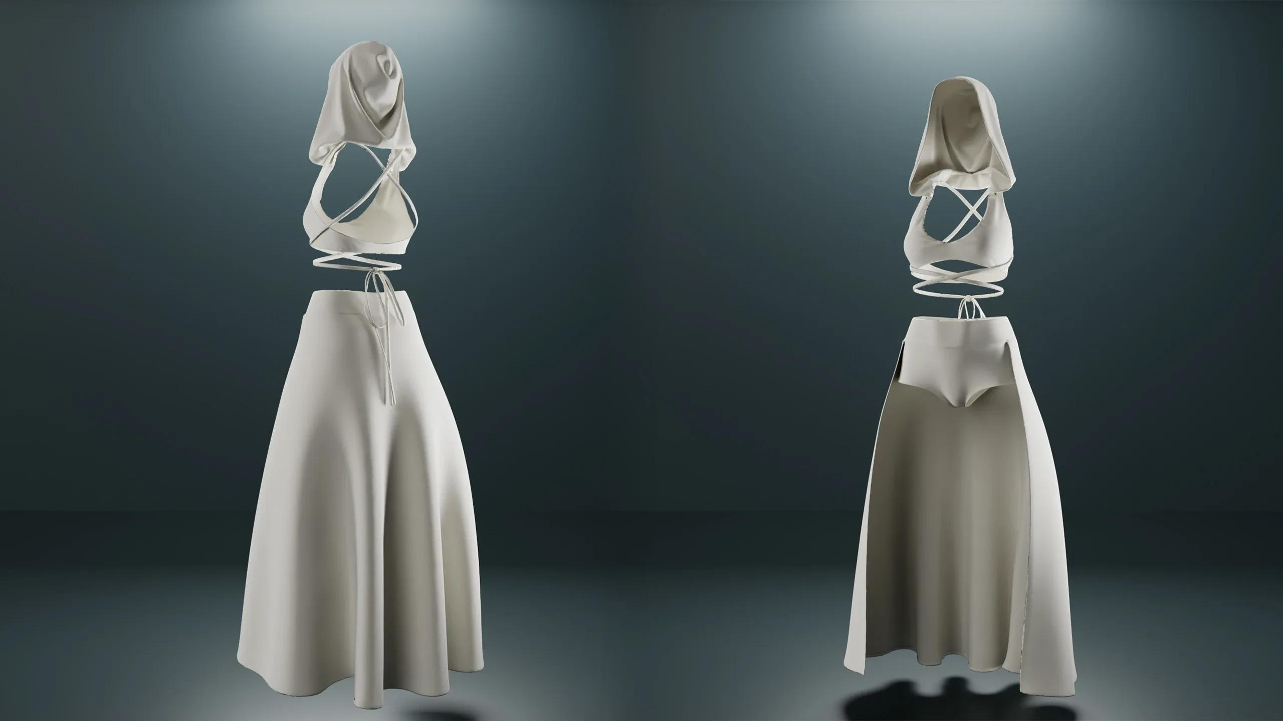 Women Cloaks / marvelous designer, clo