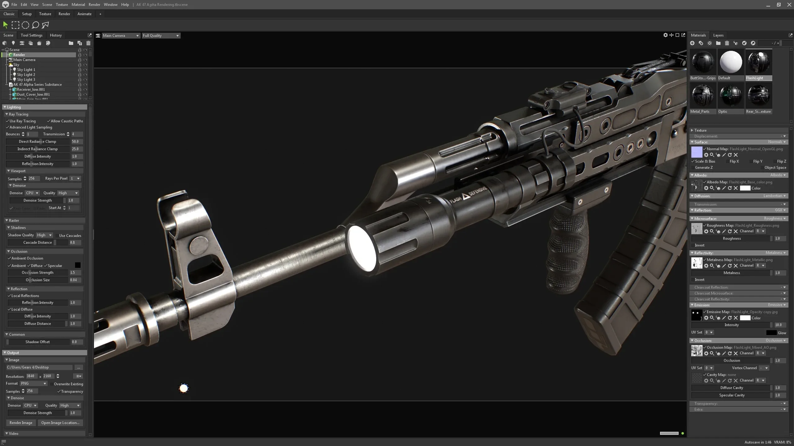 Modeling AK 47 Alpha in Blender and Substance 3D Painter