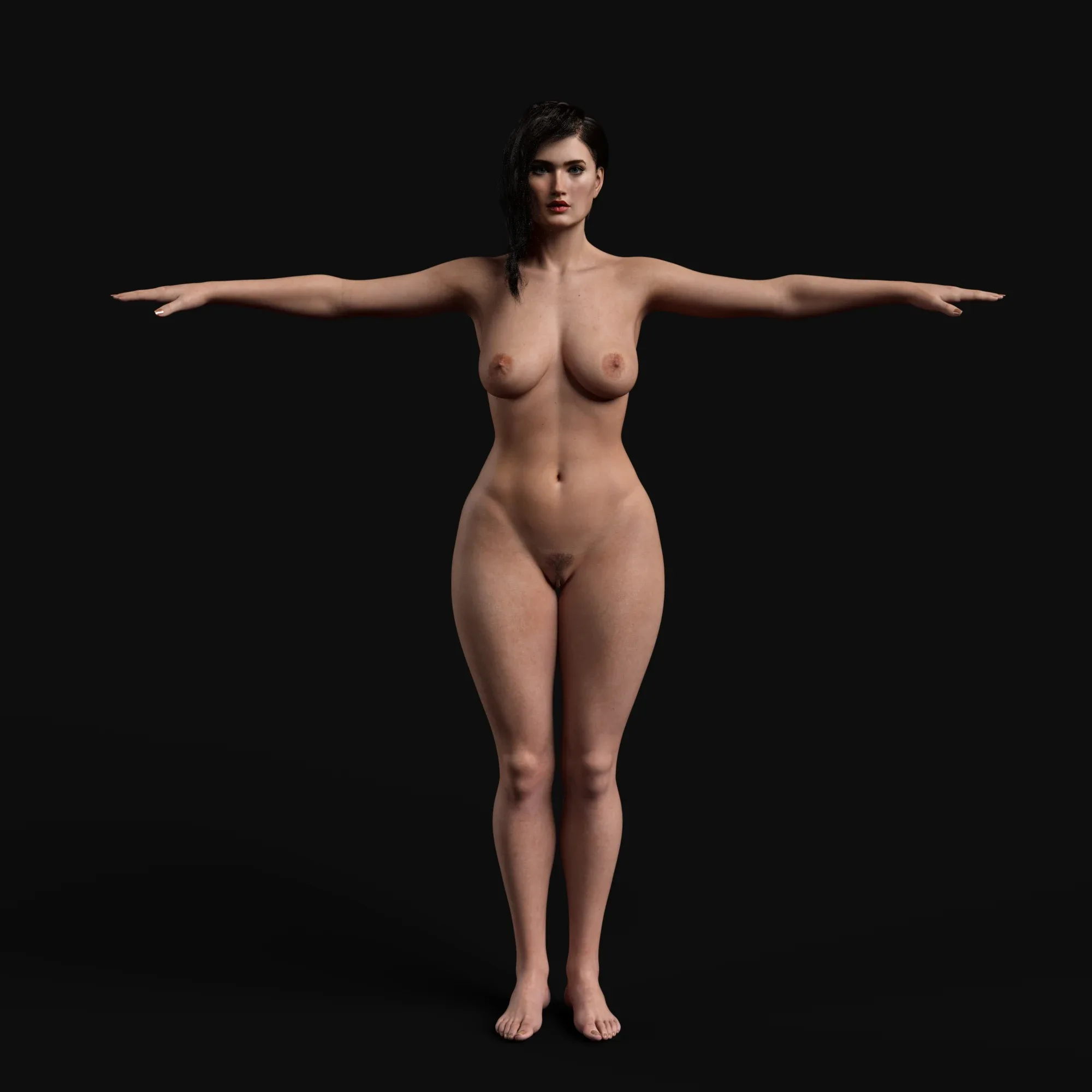 Beautiful Woman Rigged - Melena