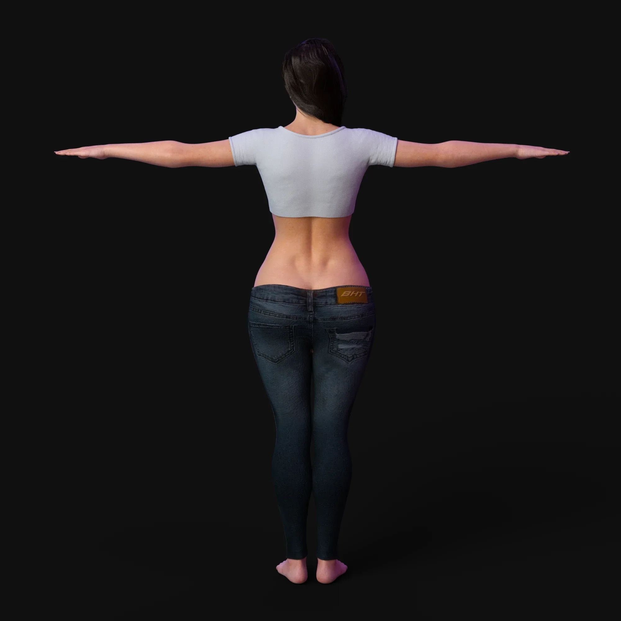 Beautiful Woman Rigged - Melena