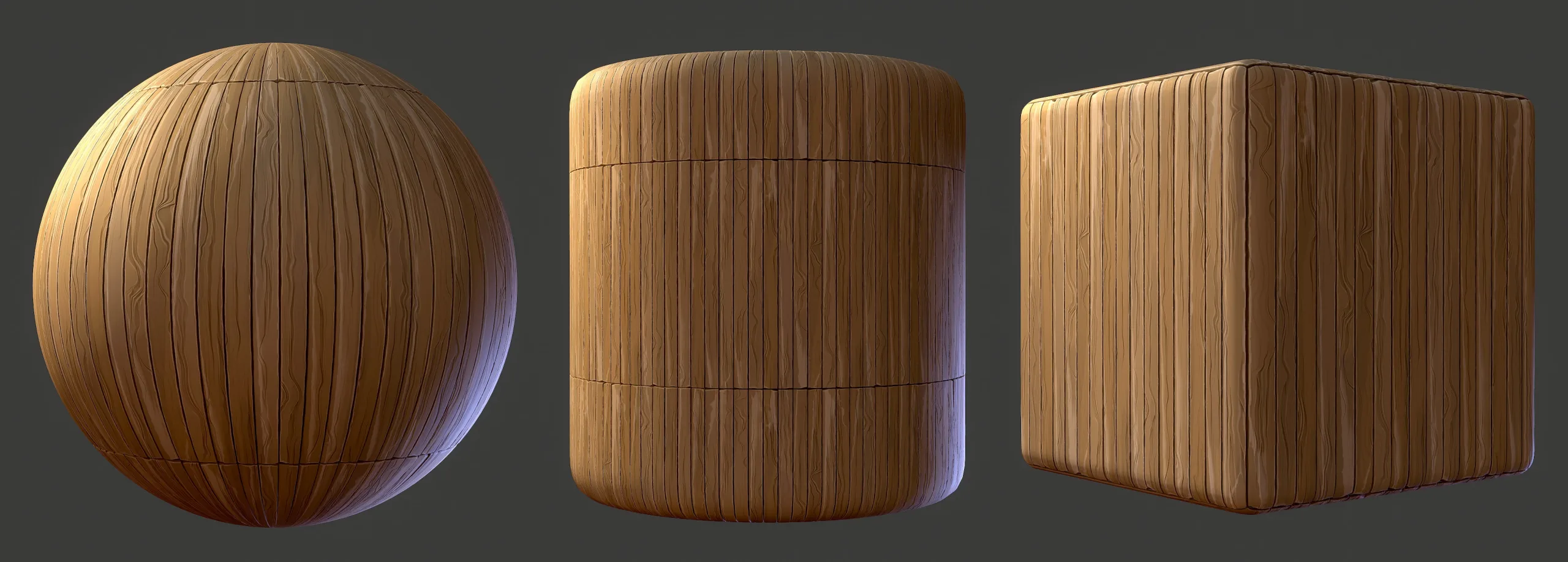 Stylized Wood Planks - Substance 3D Designer + Sbsar File