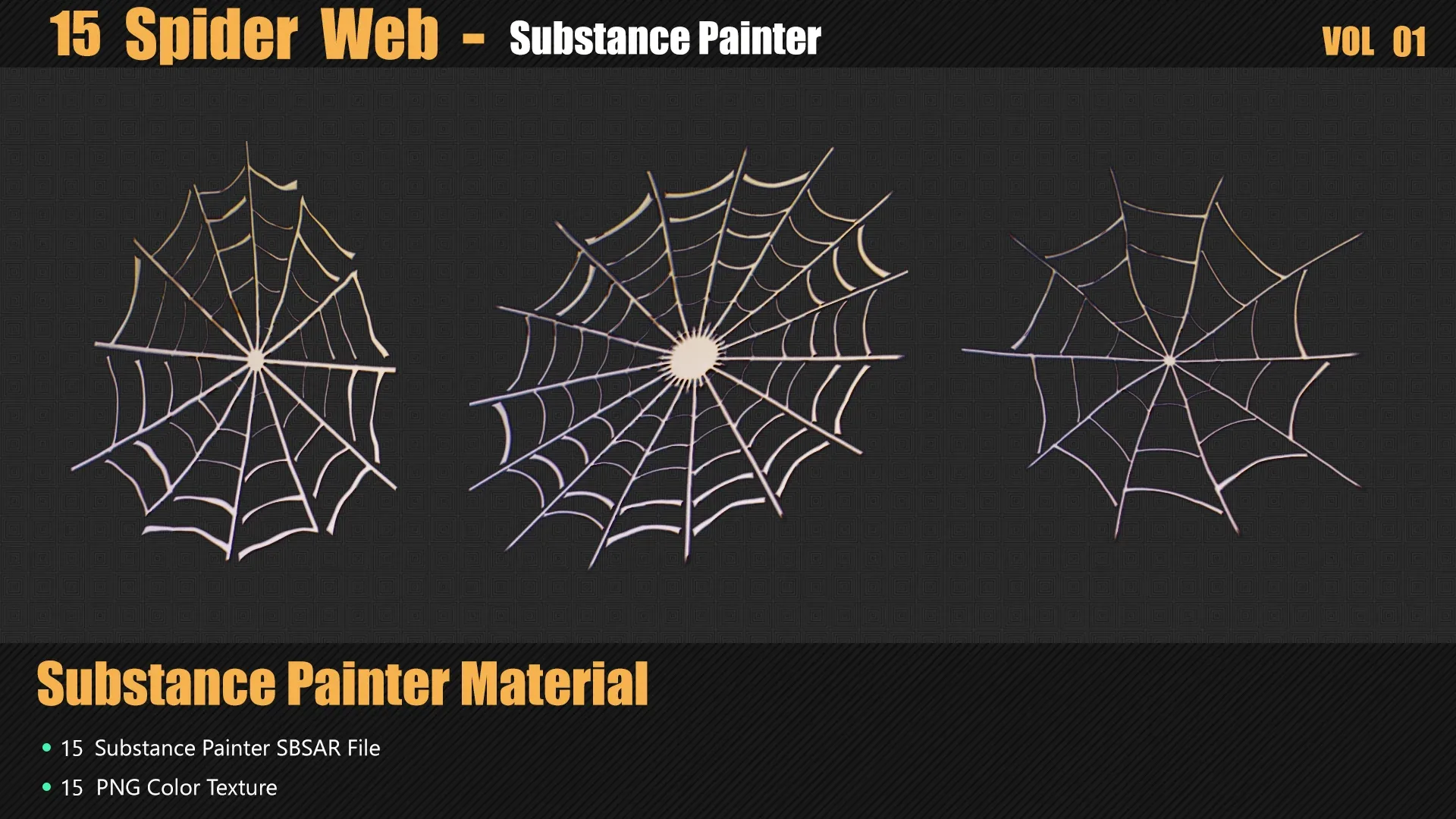 15 Spider Web Materials In Substance Painter