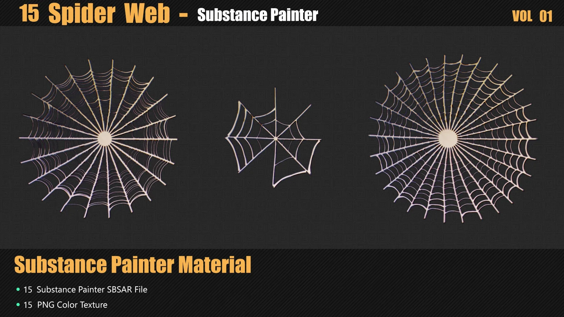 15 Spider Web Materials In Substance Painter