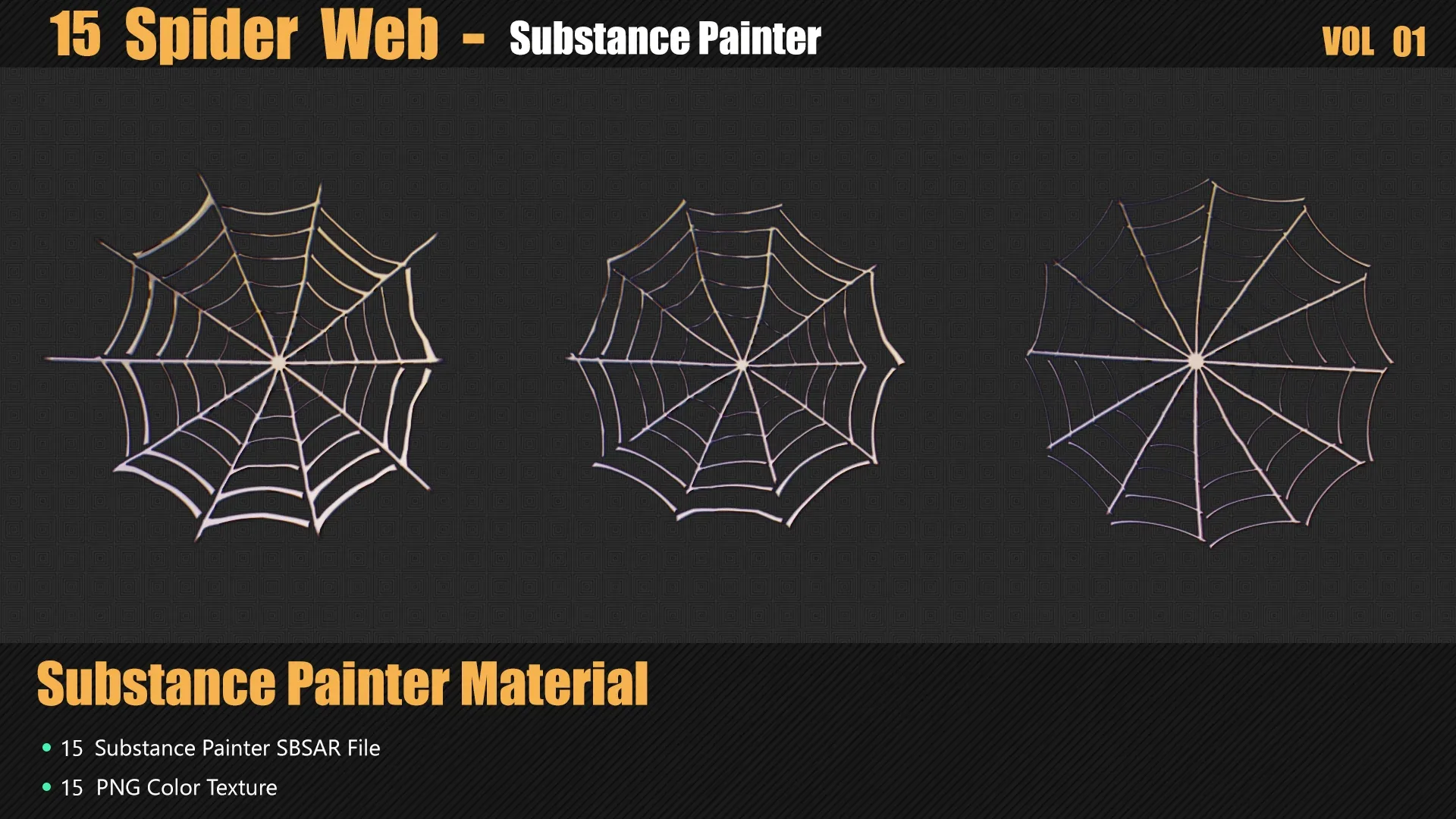 15 Spider Web Materials In Substance Painter