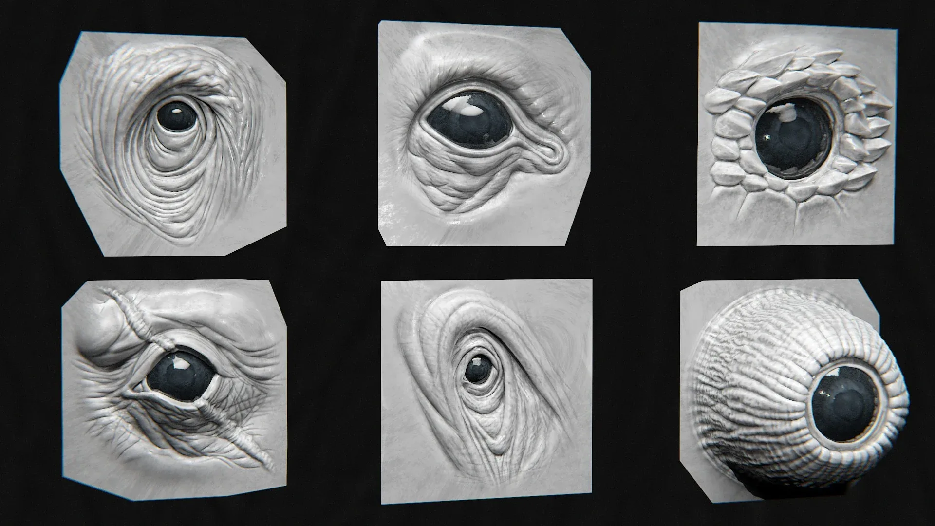 44 EYE - High Detailed Eye For Creatures - VDM Zbursh & Blender