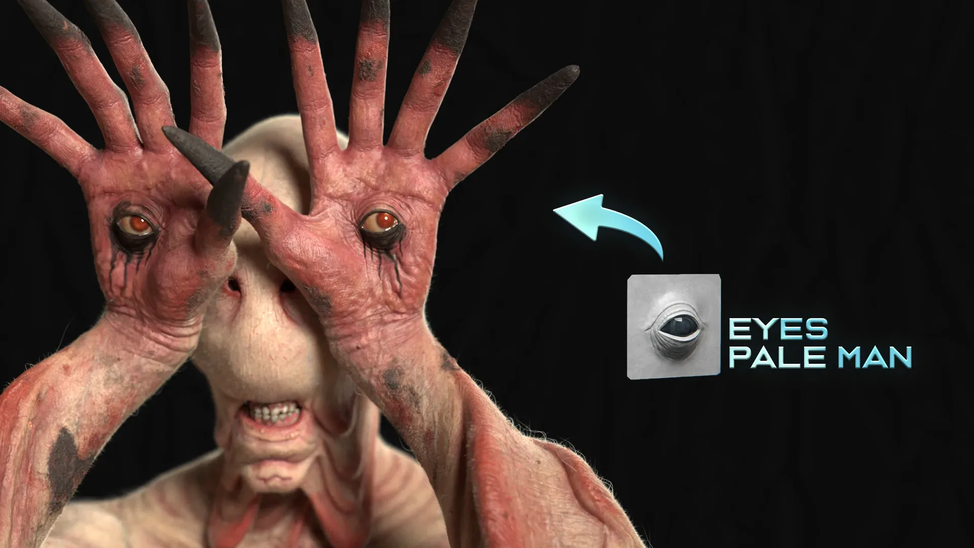 44 EYE - High Detailed Eye For Creatures - VDM Zbursh & Blender