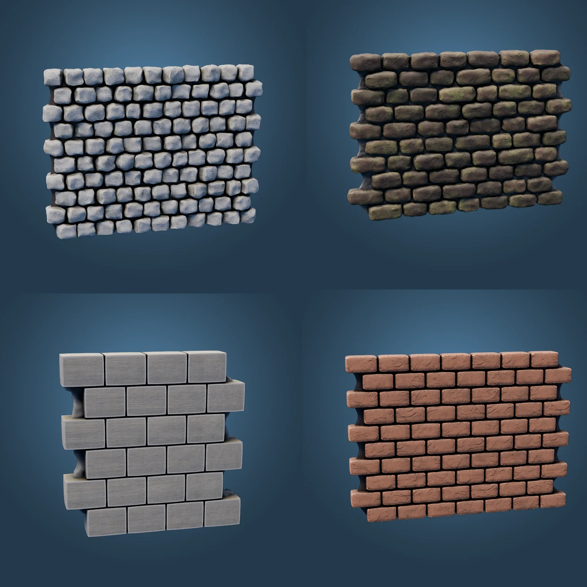 Blender 4 Geometry Node Brick Wall Generator