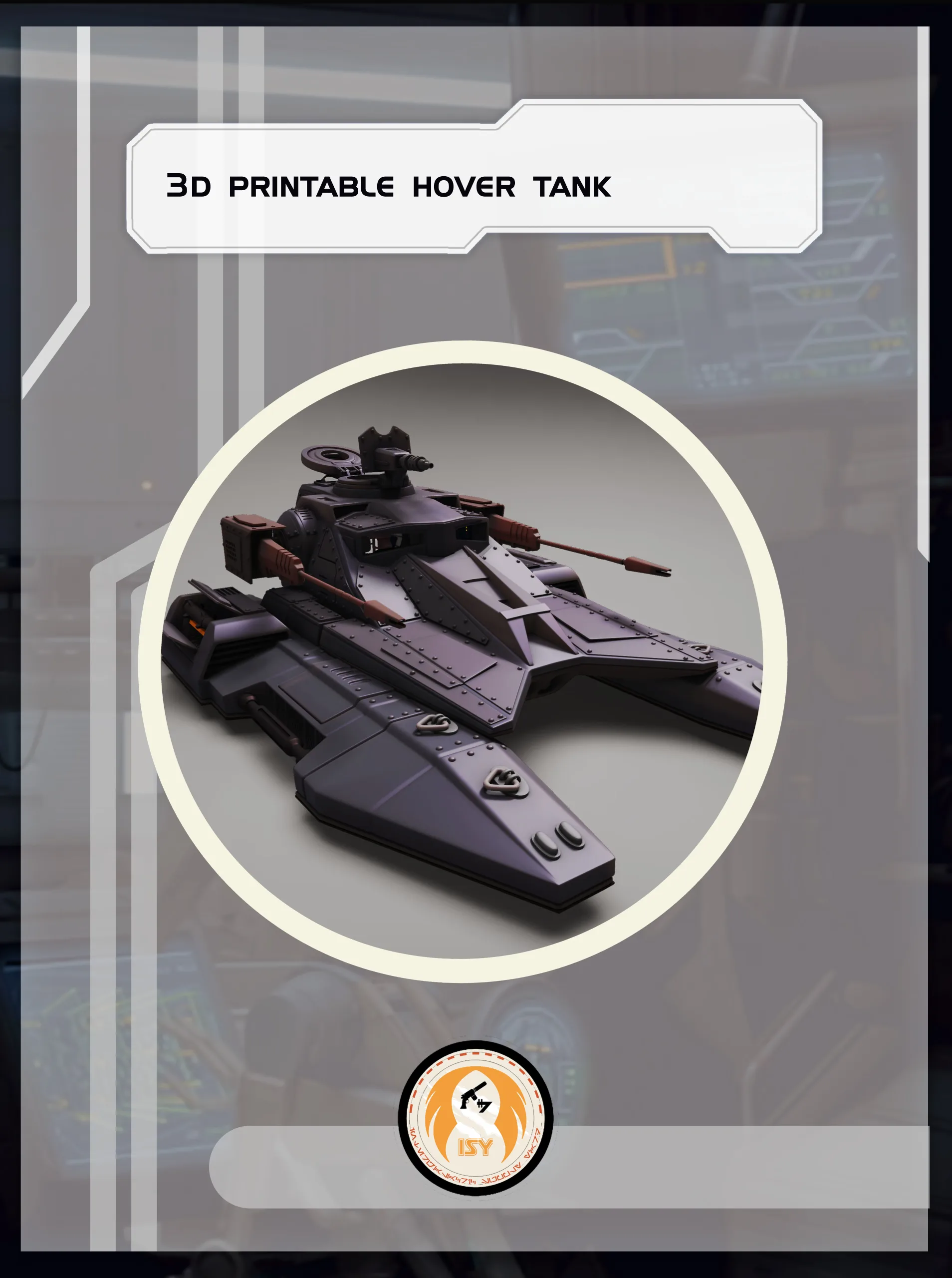 Star Wars 3D Printable Tx-130 Hover Tank