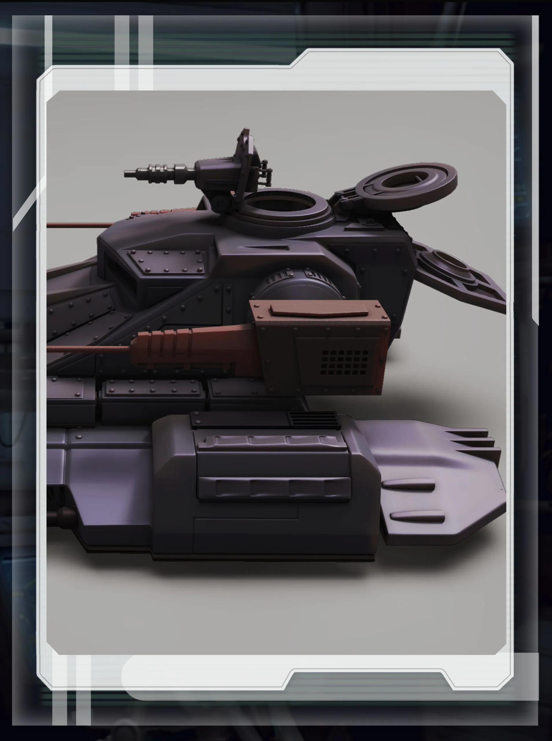 Star Wars 3D Printable Tx-130 Hover Tank