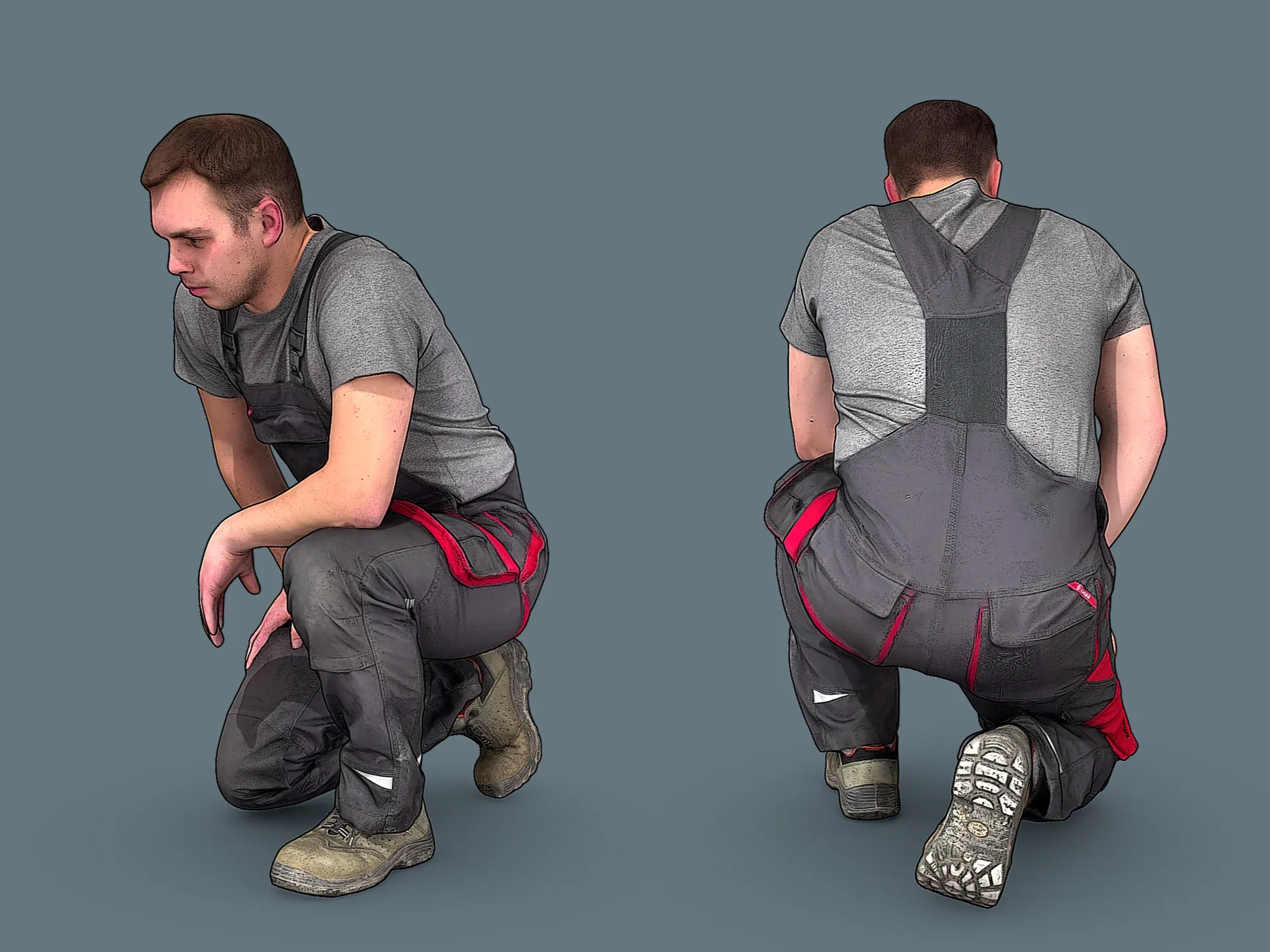 Foreman in Overalls model pack