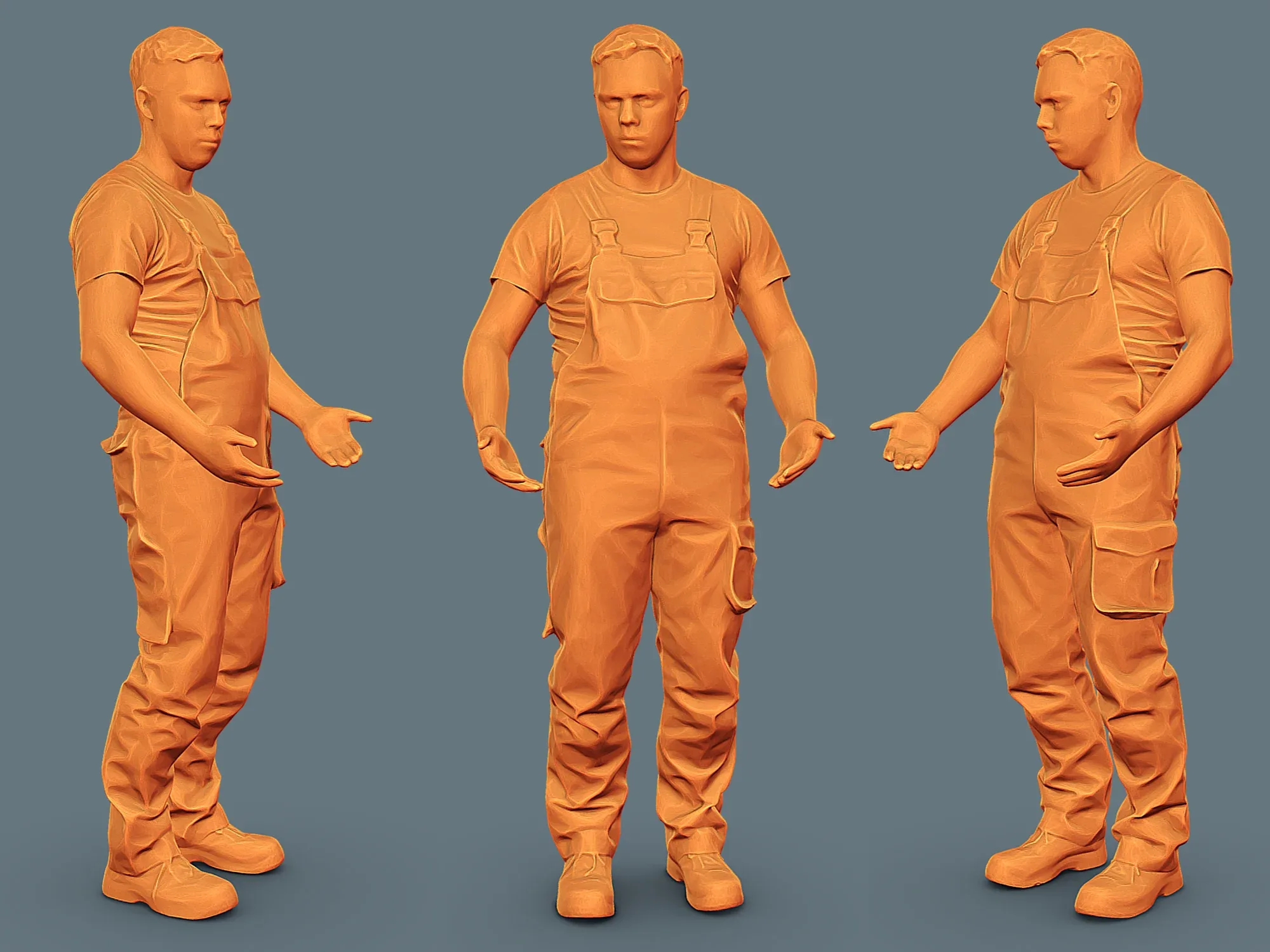 Foreman in Overalls model pack