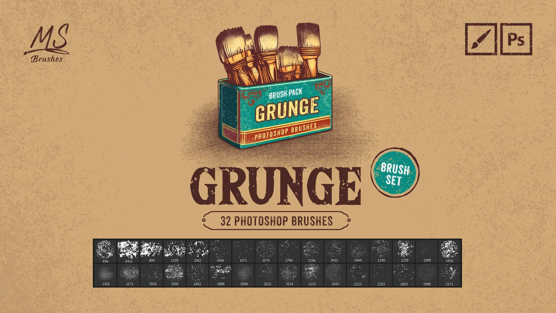 Dynamic Grunge Brushes