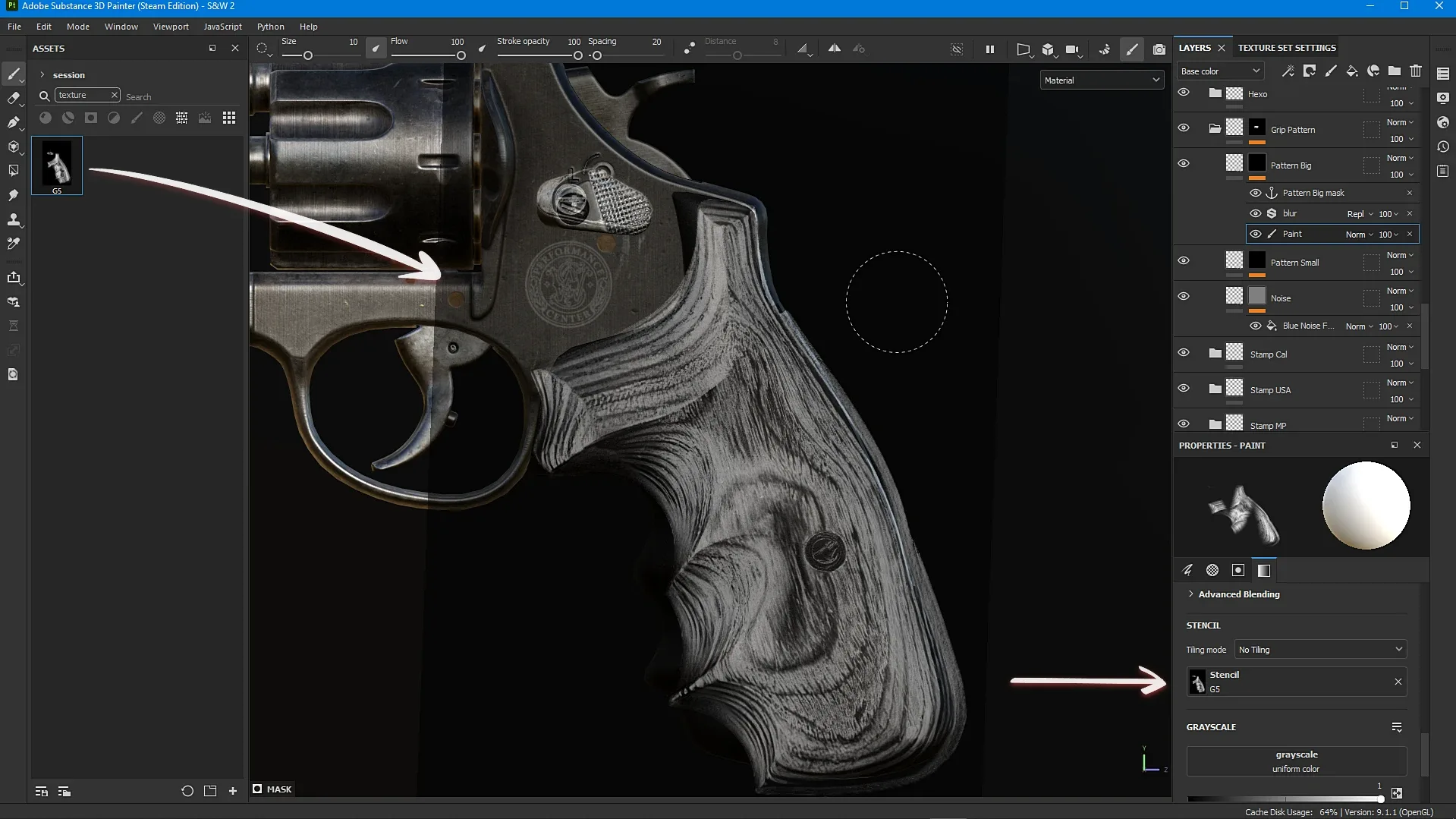 Weapon Alpha Stencil